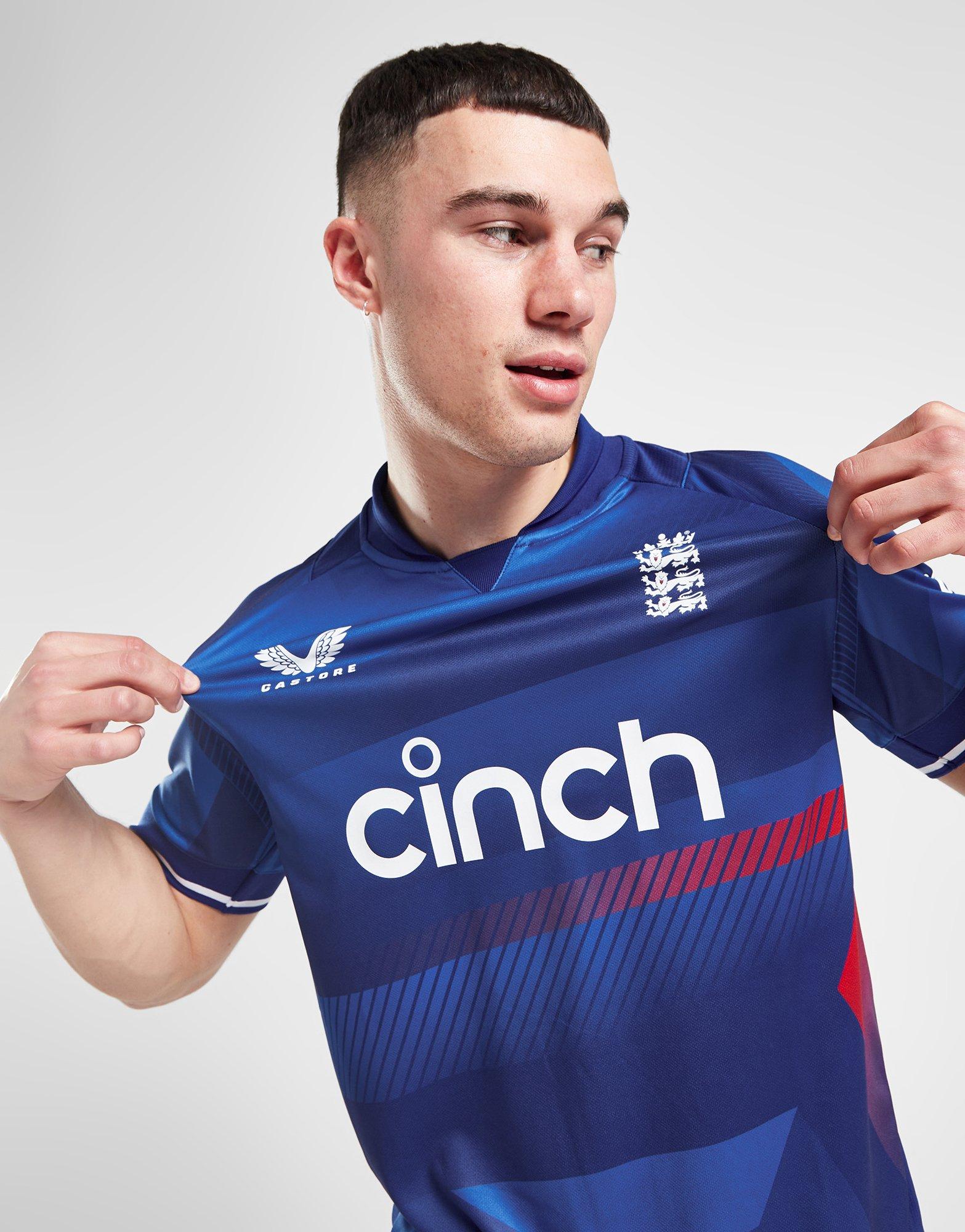 Blue Castore England Cricket ODI Shirt JD Sports