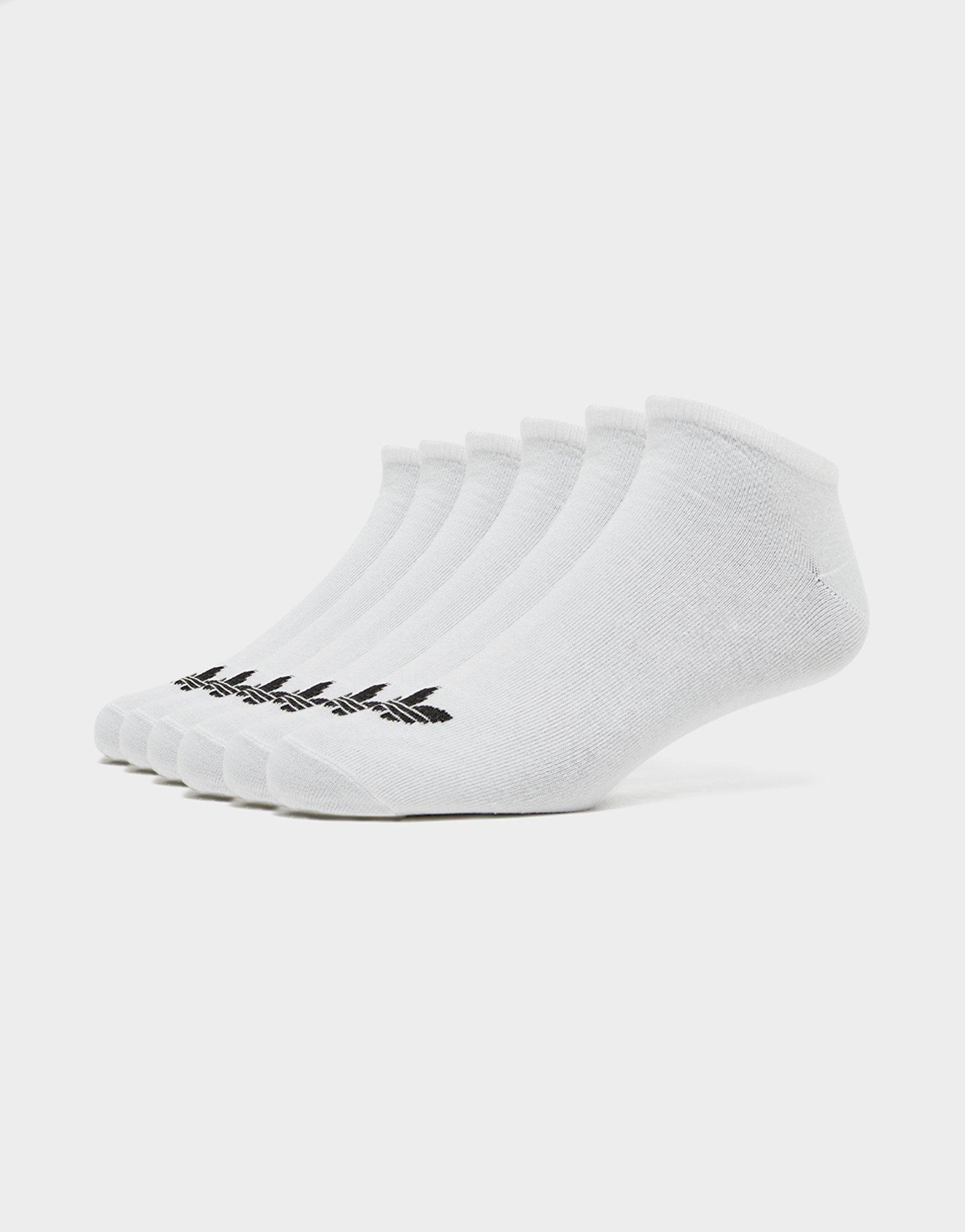 White adidas Originals 6Pack NoShow Socks JD Sports Global