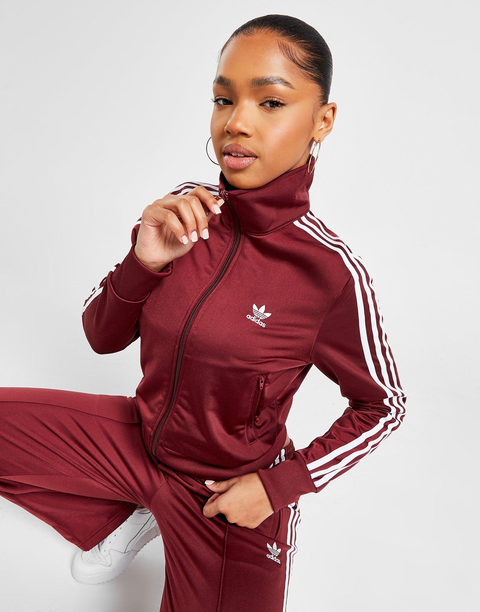 Maroon Adidas Firebird Track Jacket atelieryuwa.ciao.jp