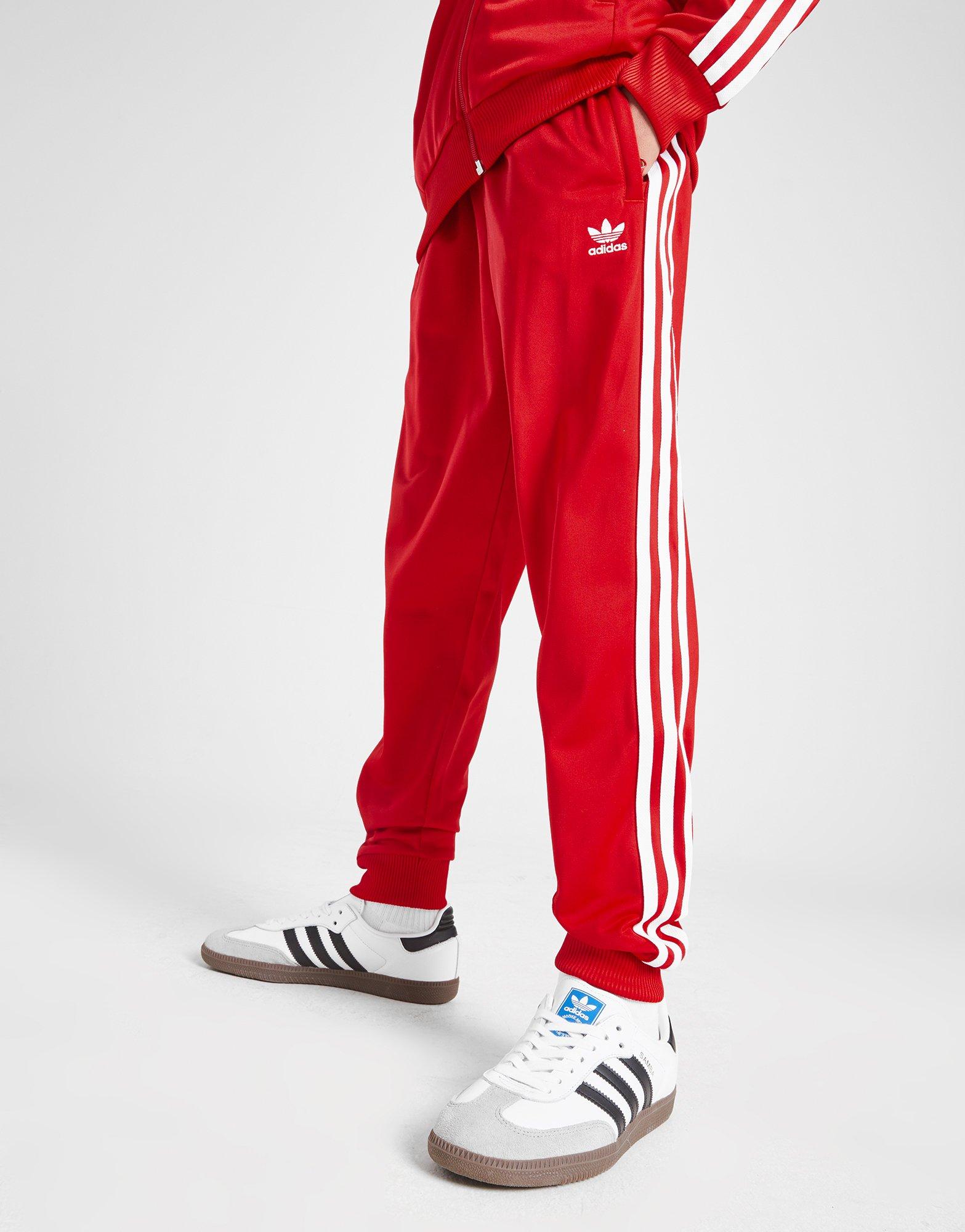 Red adidas Originals SS Track Pants Junior JD Sports UK