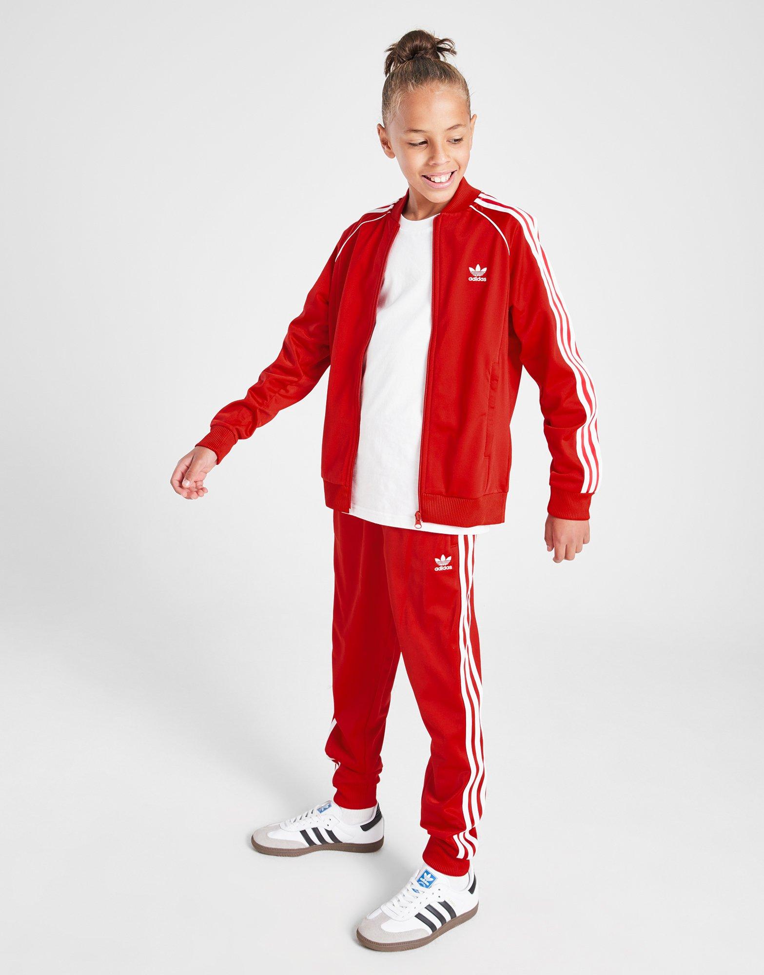 Red adidas Originals SS Track Pants Junior JD Sports UK