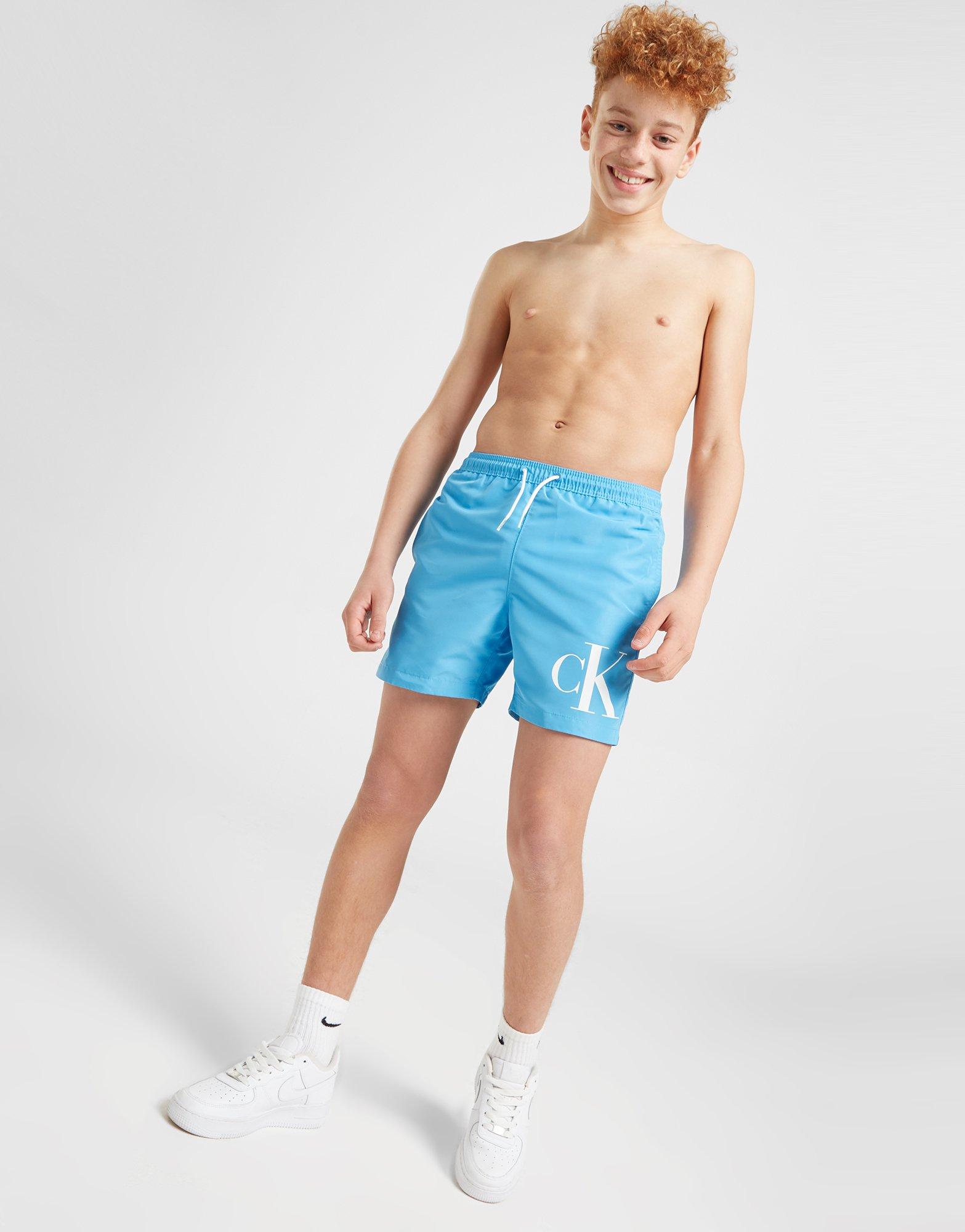 Blue Calvin Klein Swim Swim Shorts Junior JD Sports NZ