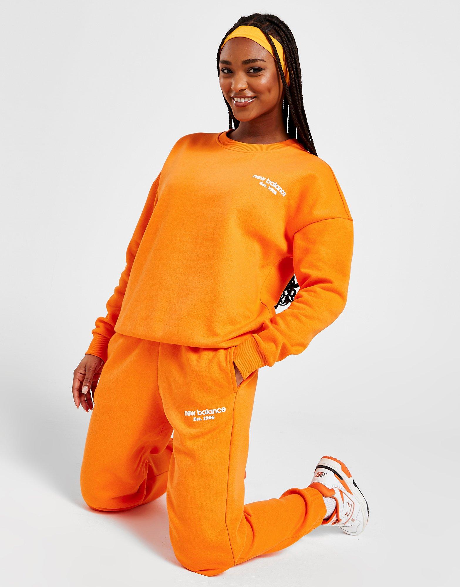 Orange New Balance Small Logo Joggers JD Sports