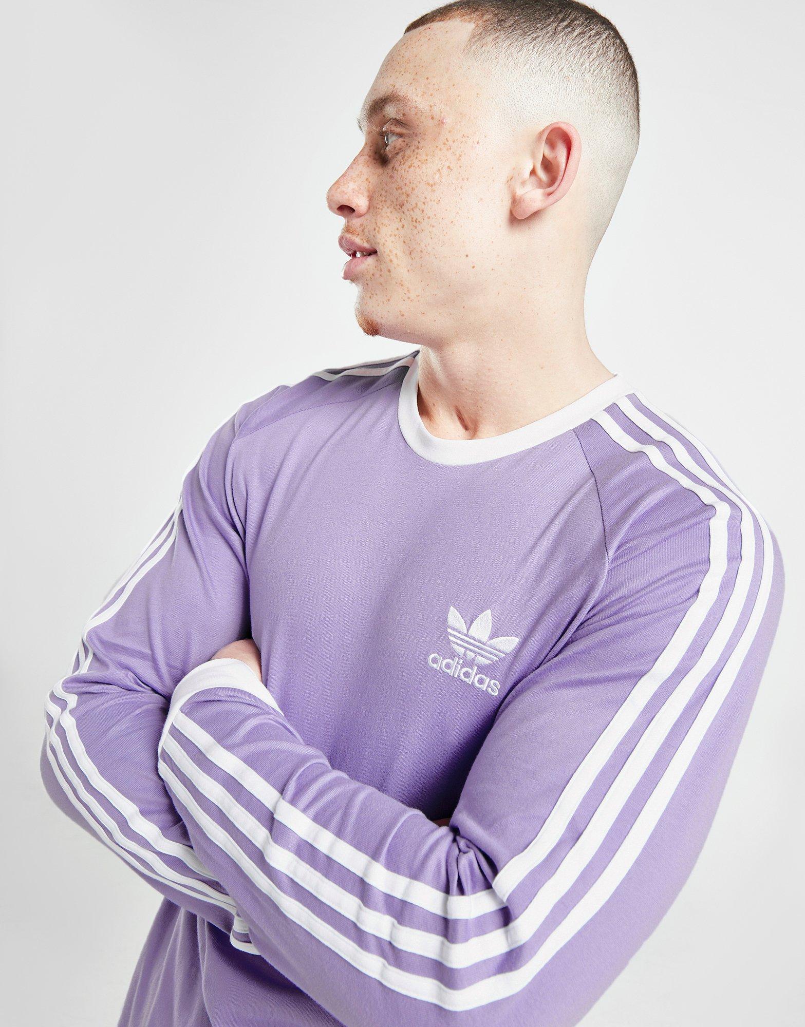 Magic Lilac adidas Originals Long Sleeve Cali TShirt JD Sports