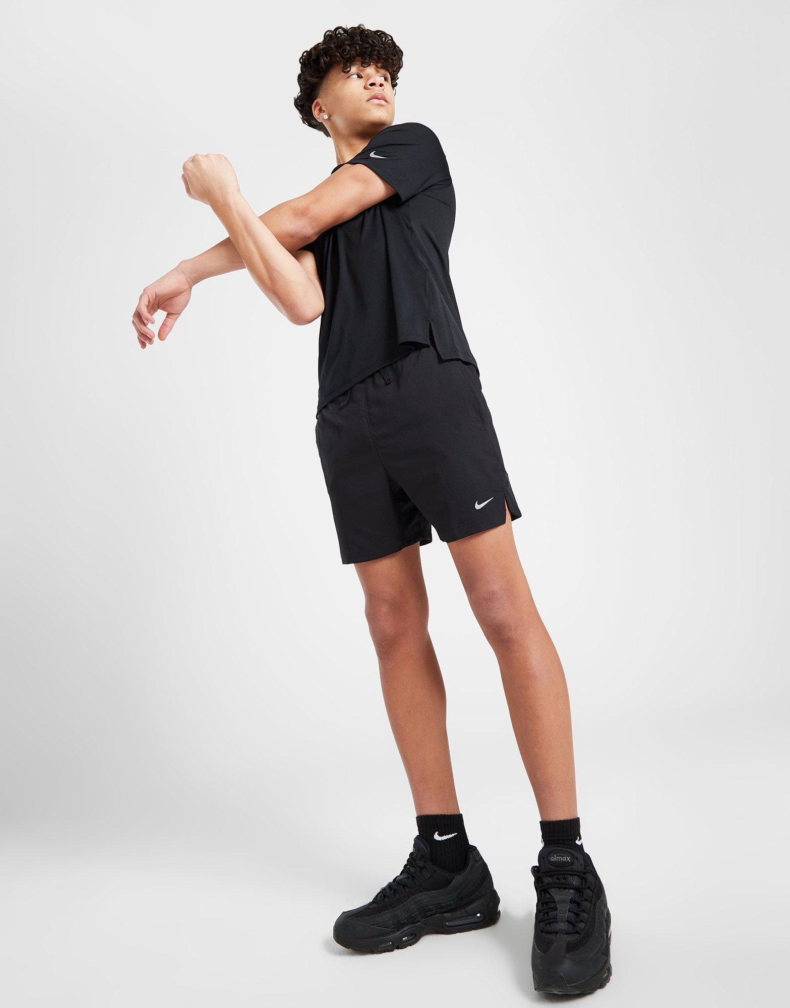 Black Nike Woven DriFIT Tech Shorts Junior JD Sports UK