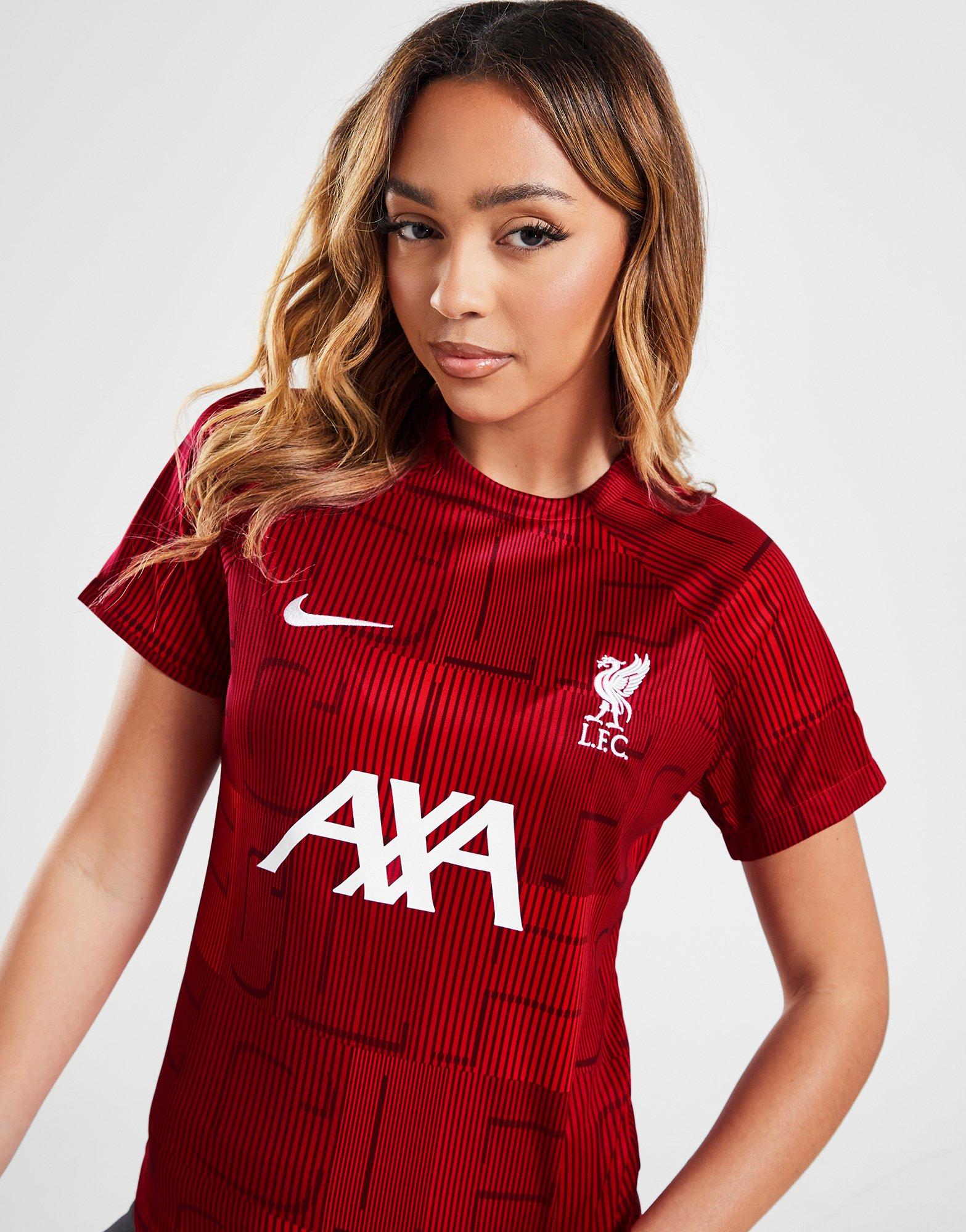 Red Nike Liverpool FC Academy Pre Match Shirt JD Sports