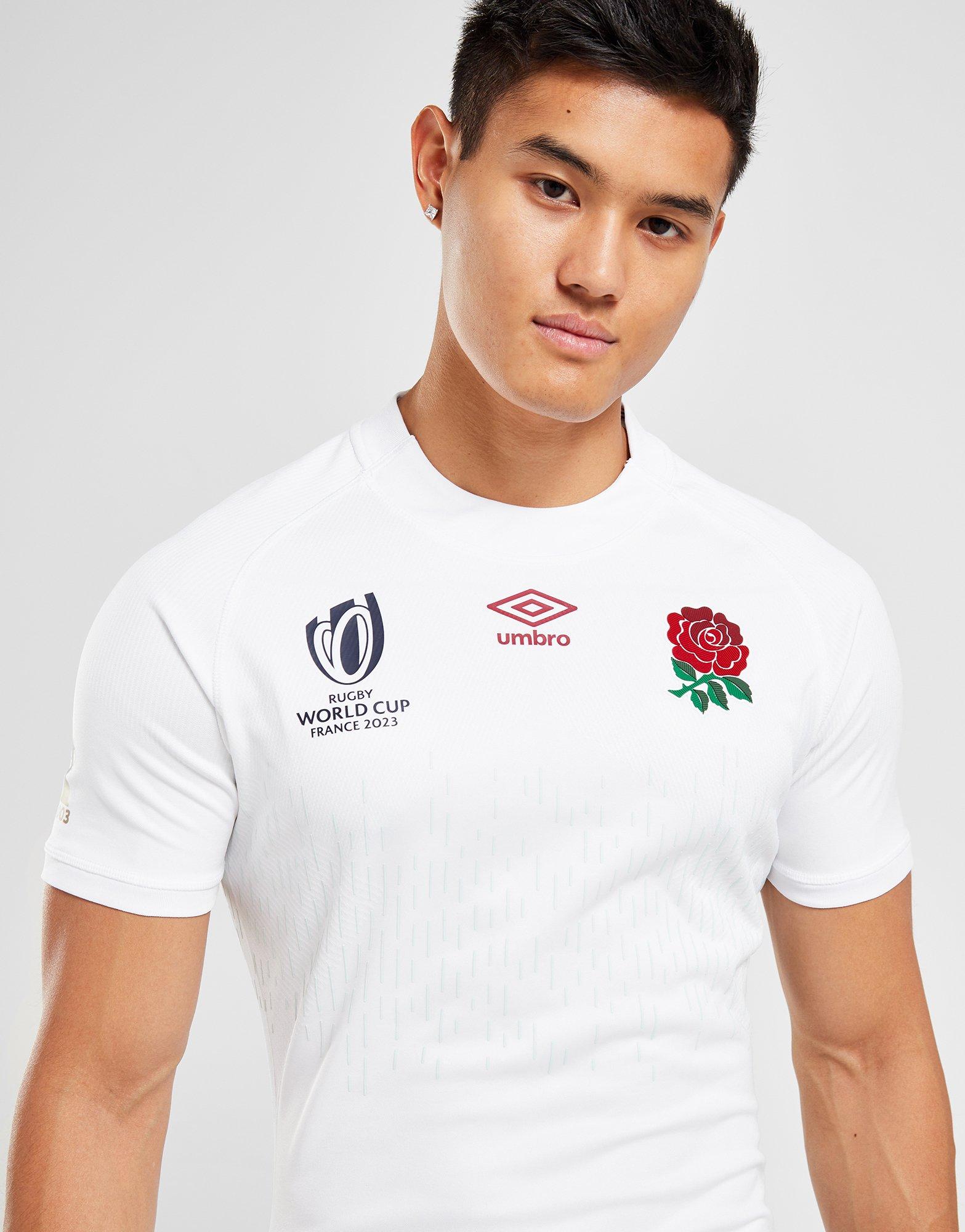 White Umbro England Rfu Rugby World Cup 2023 Match Home Shirt JD Sports