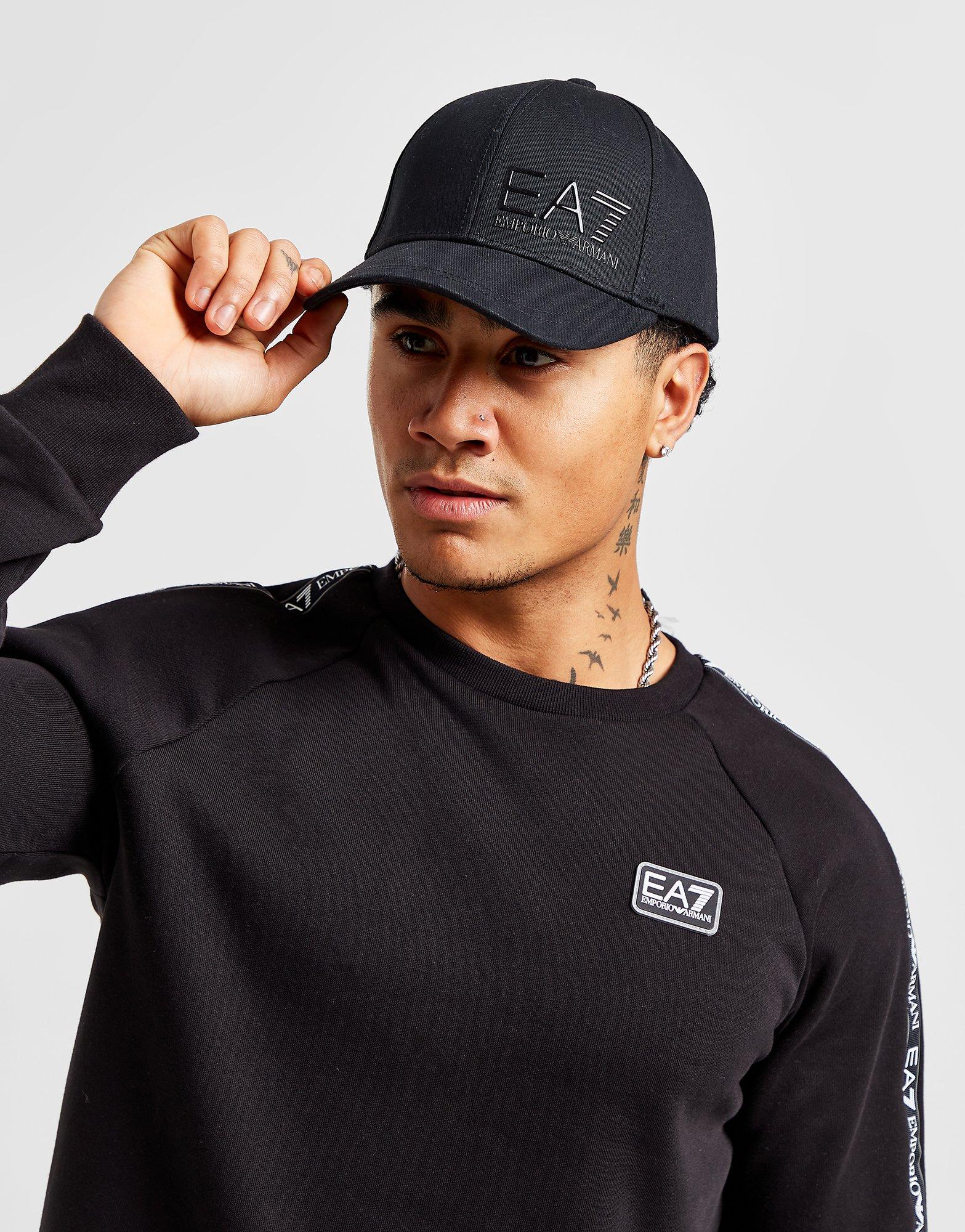 Emporio Armani EA7 Boné Training Logo em Preto JD Sports