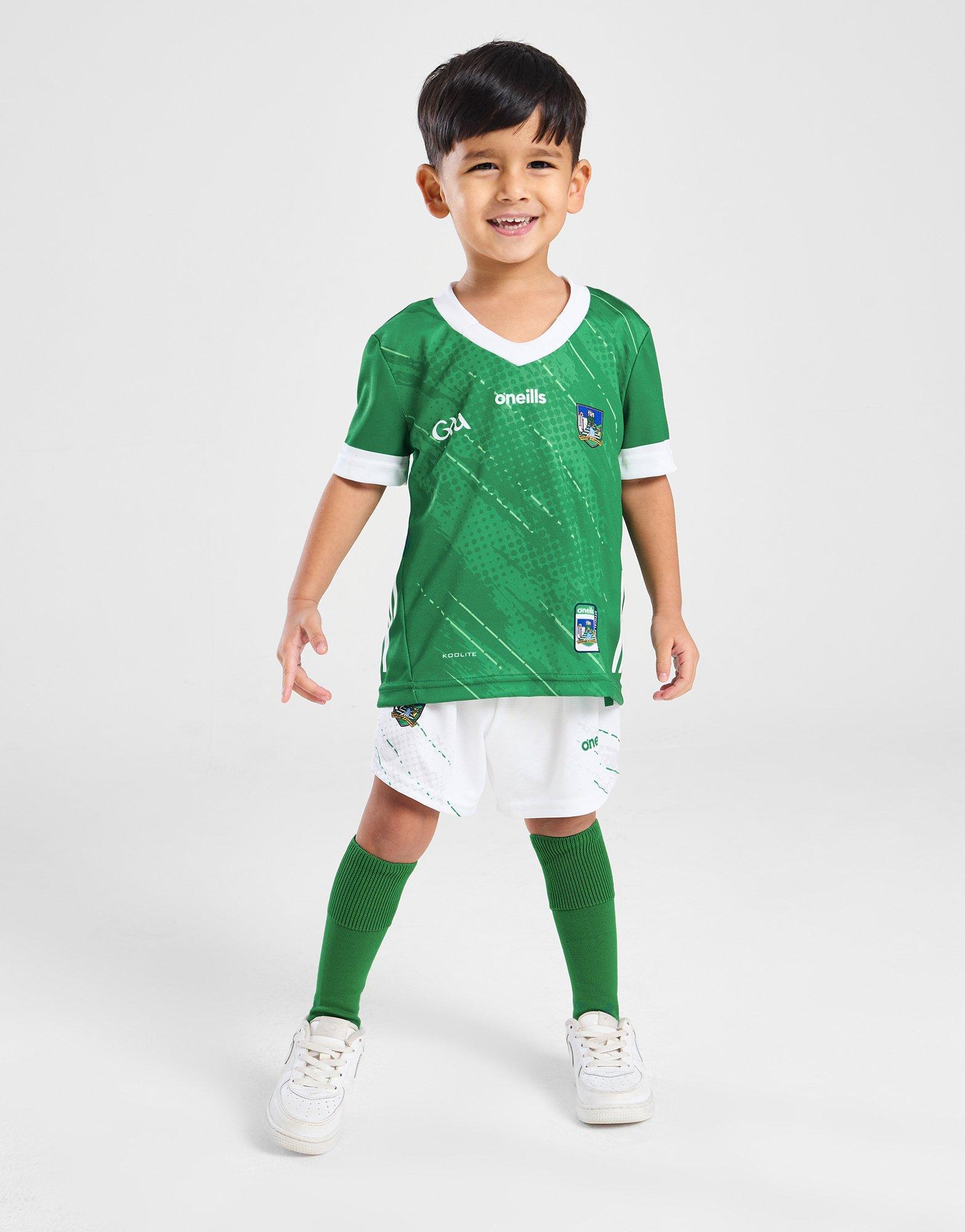 Green O'Neills Limerick GAA 2023 Home Kit Children JD Sports Ireland