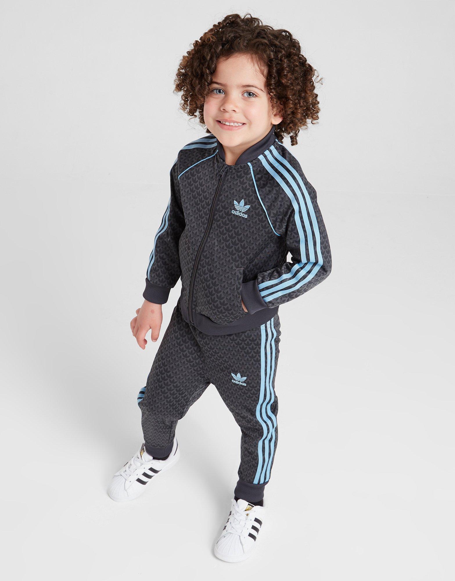 Grey adidas Originals Monogram SST Tracksuit Infant JD Sports