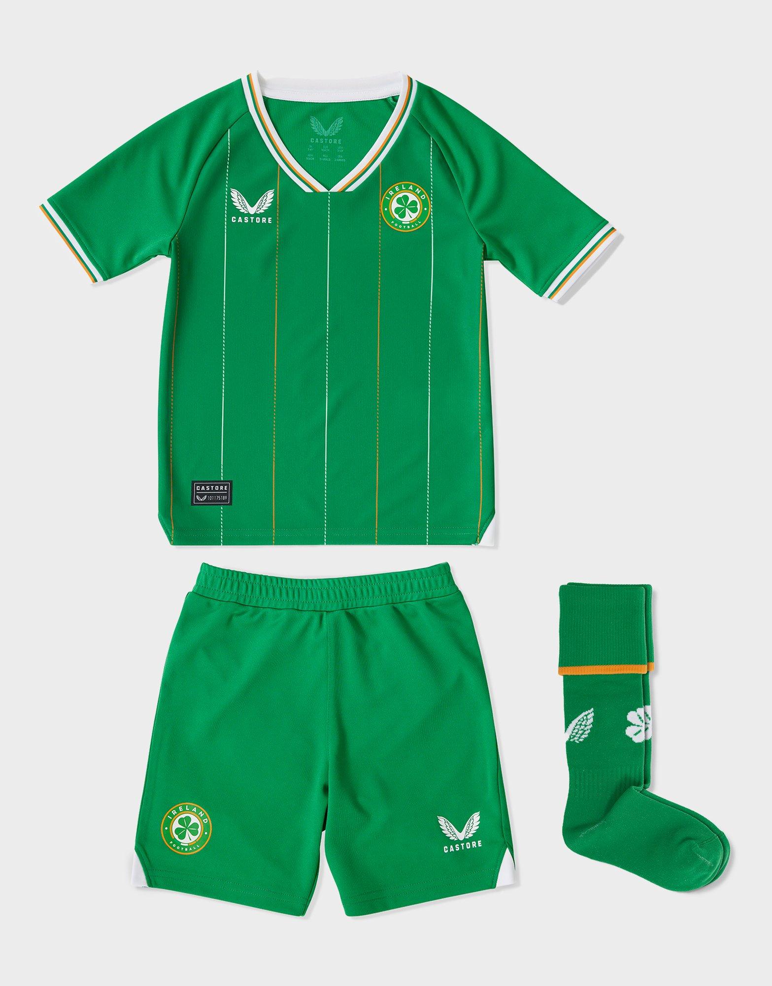 Green Castore Ireland 2023 Home Kit Infant PRE ORDER JD Sports Global