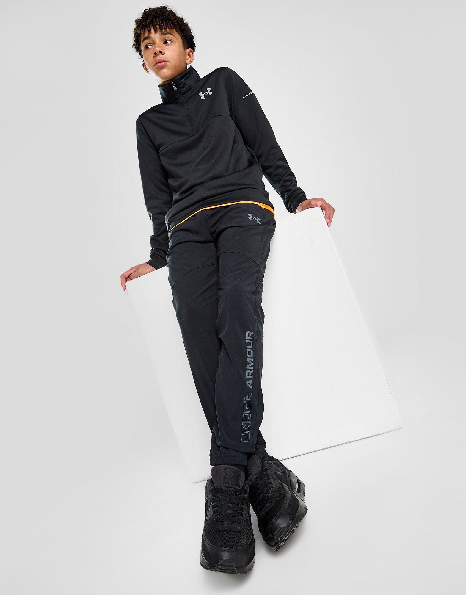 Black Under Armour Woven Track Pants Junior JD Sports UK