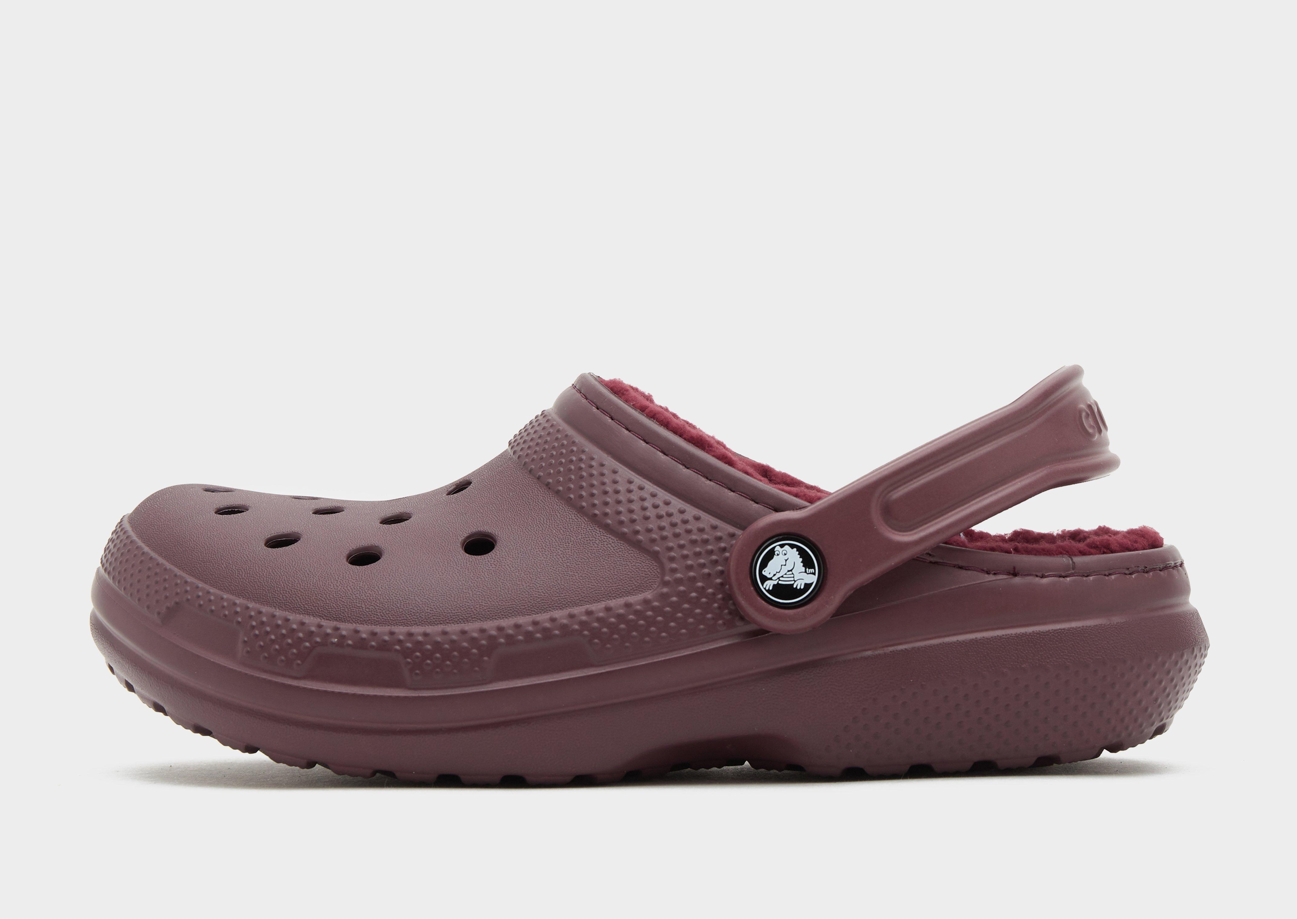 Crocs Lined Clogs Donna in Rosso JD Sports