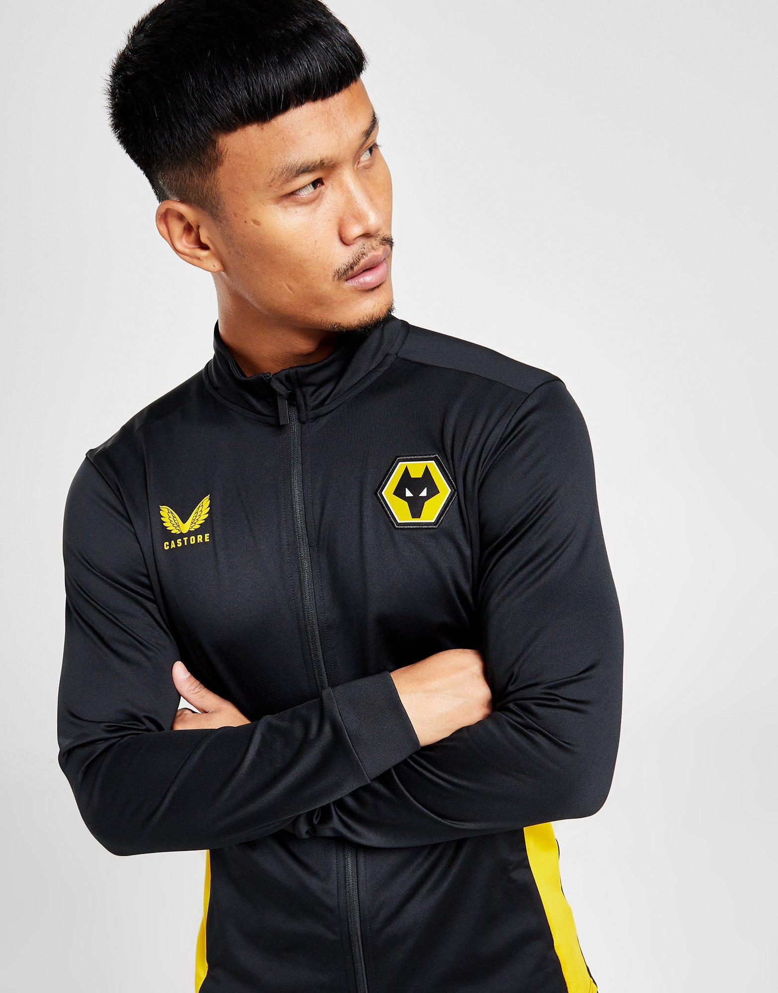 Black Castore Wolverhampton Wanderers Matchday Anthem Jacket JD Sports NZ