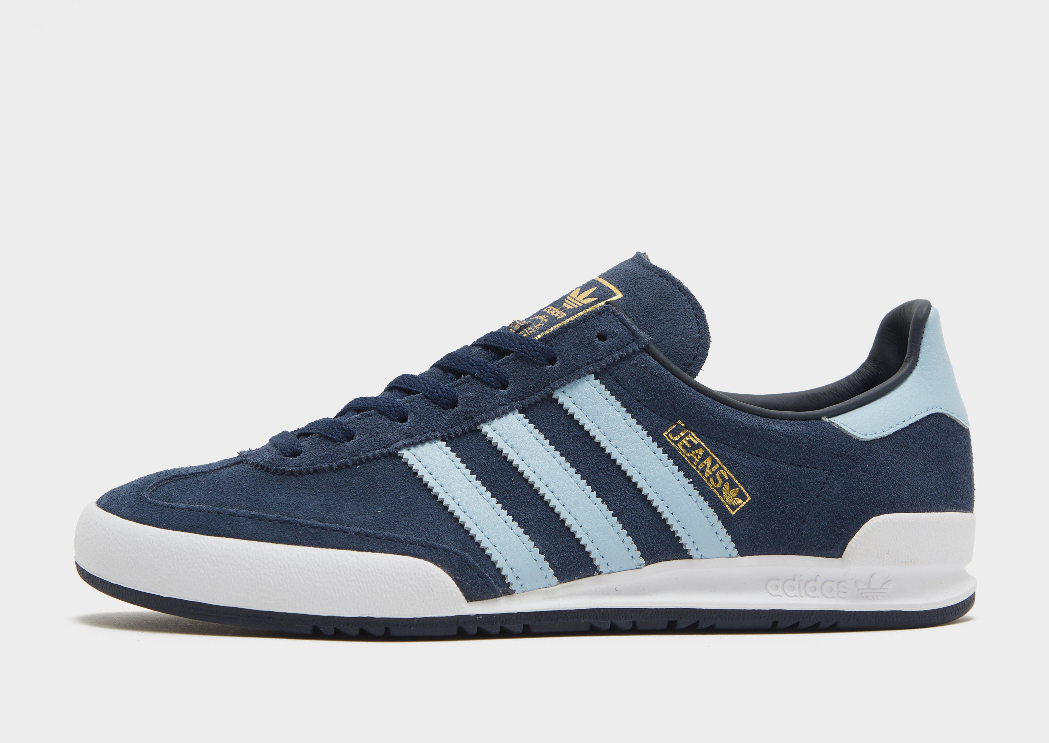 Adidas Jeans Trainers White And Blue Flash Sales