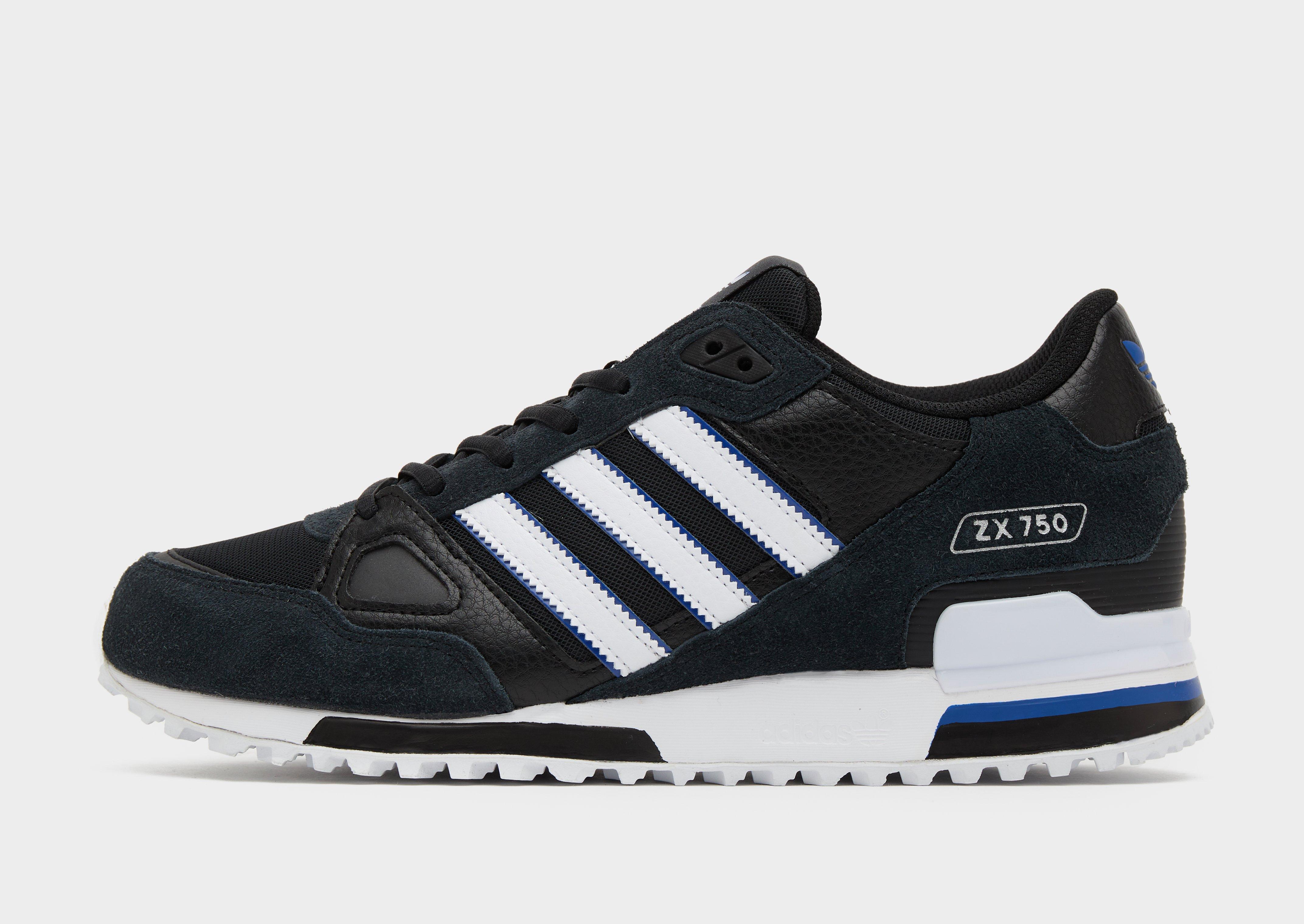 Black adidas Originals ZX 750 JD Sports