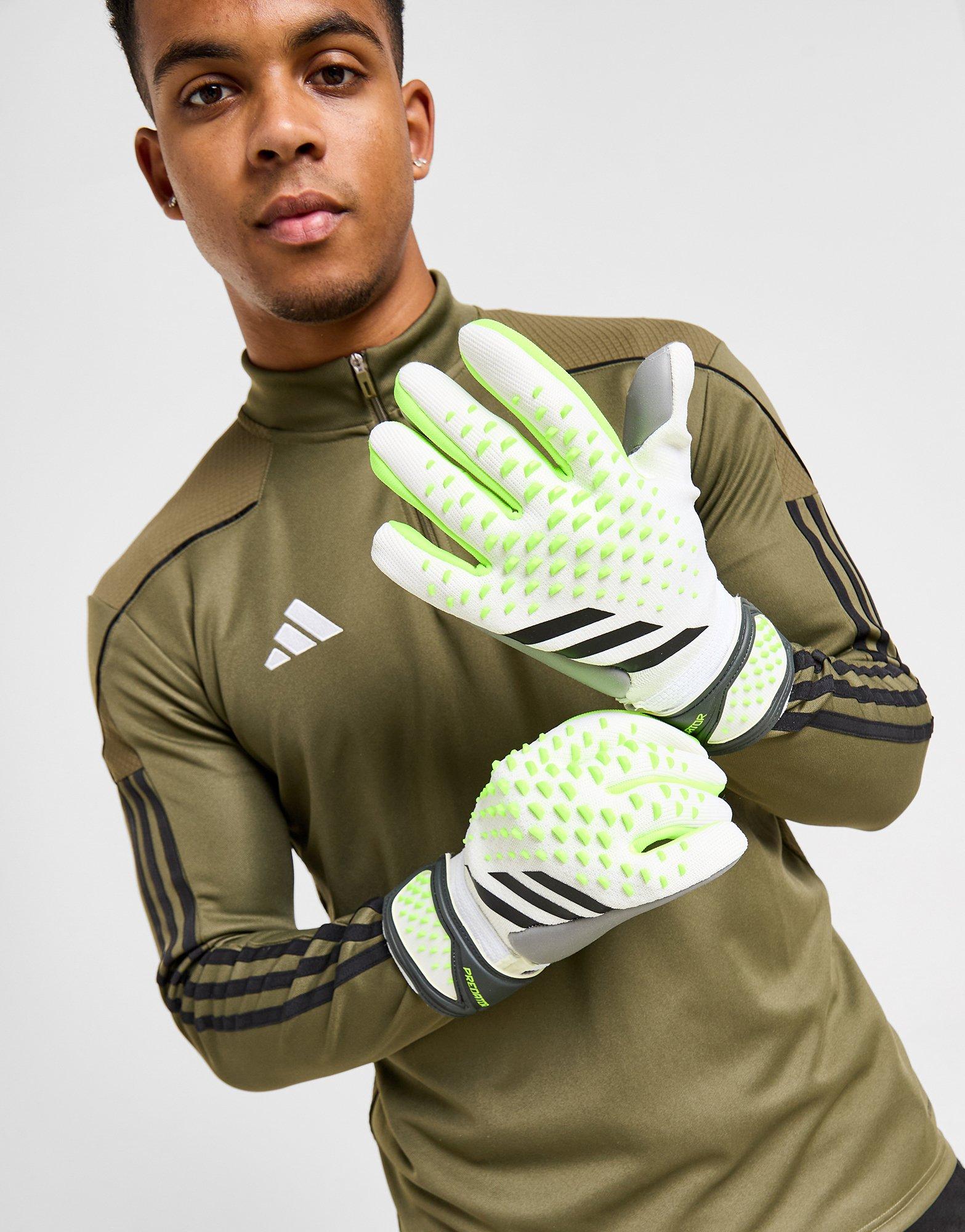White adidas Predator Edge League Goalkeeper Gloves JD Sports UK