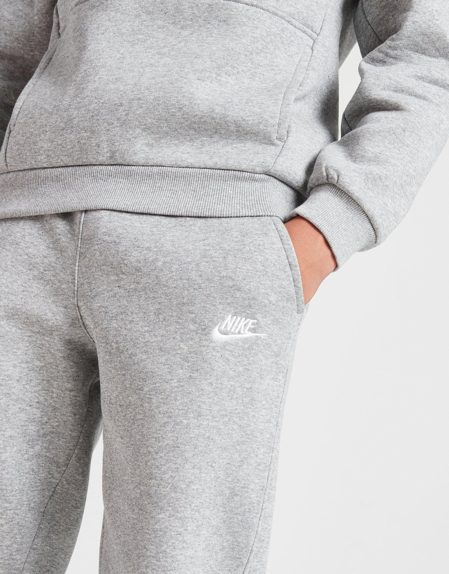 Grey Nike Club Fleece Joggers Junior JD Sports UK