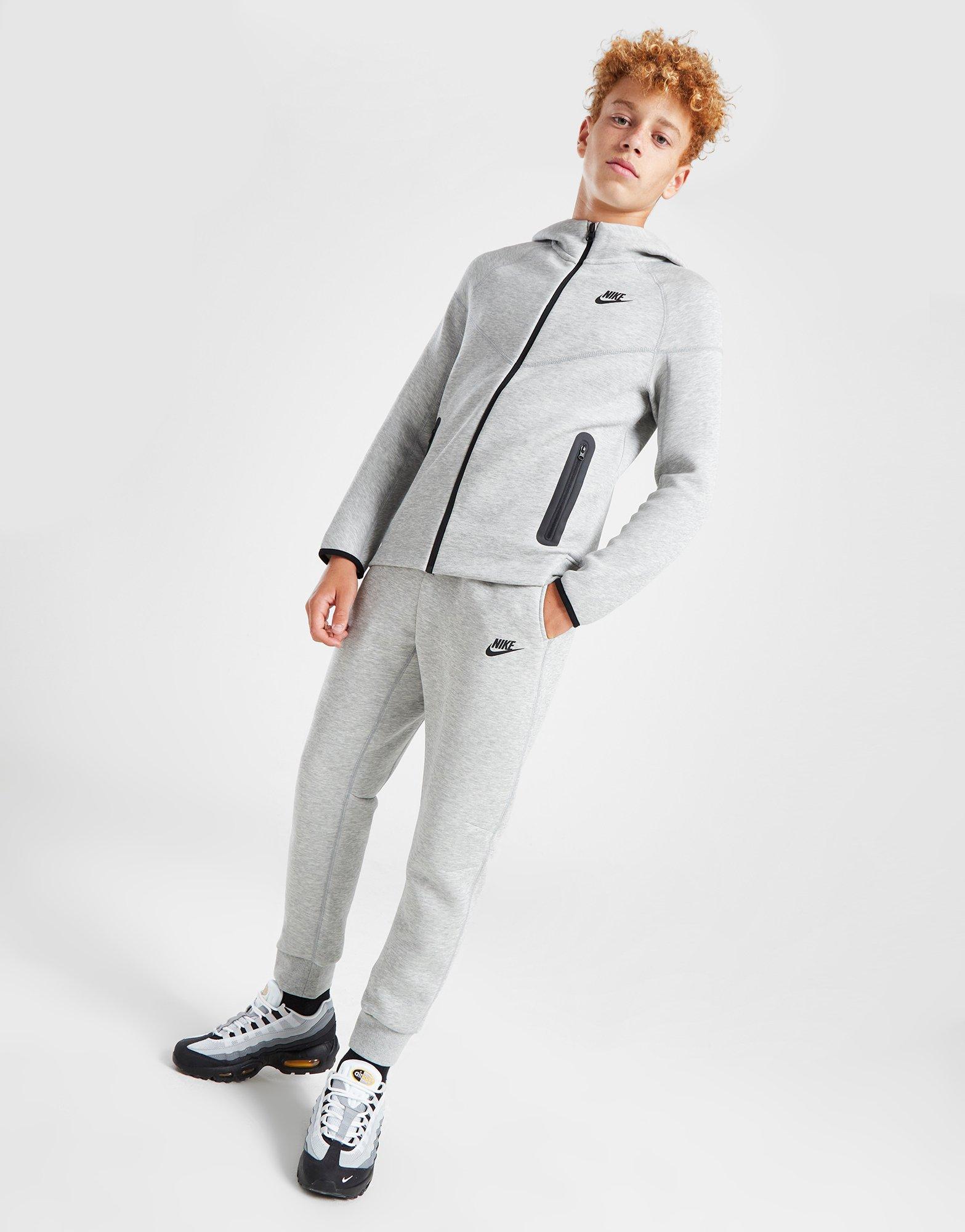 Grey Nike Tech Fleece Joggers Junior JD Sports UK