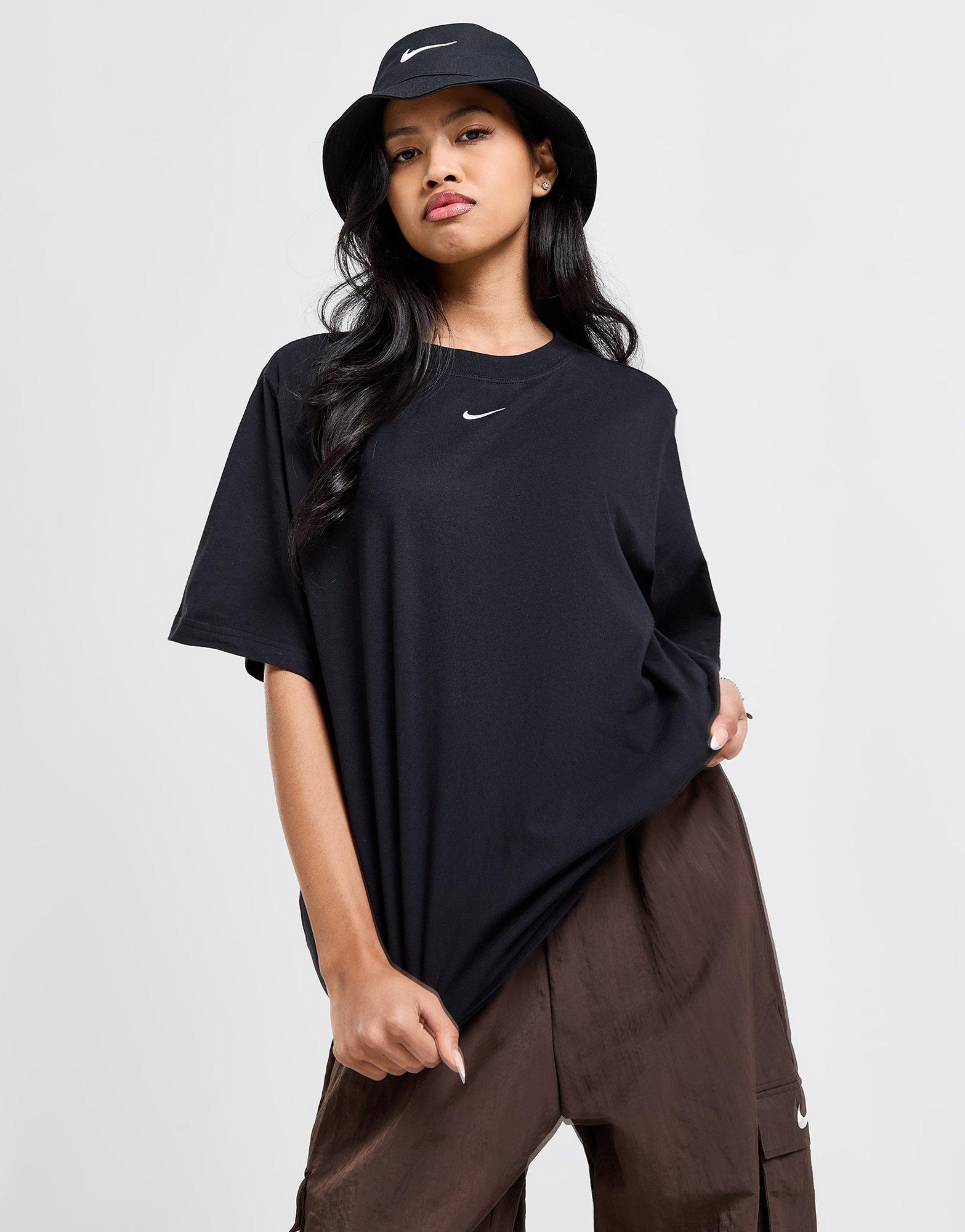 Black Nike Essential Boyfriend TShirt JD Sports UK
