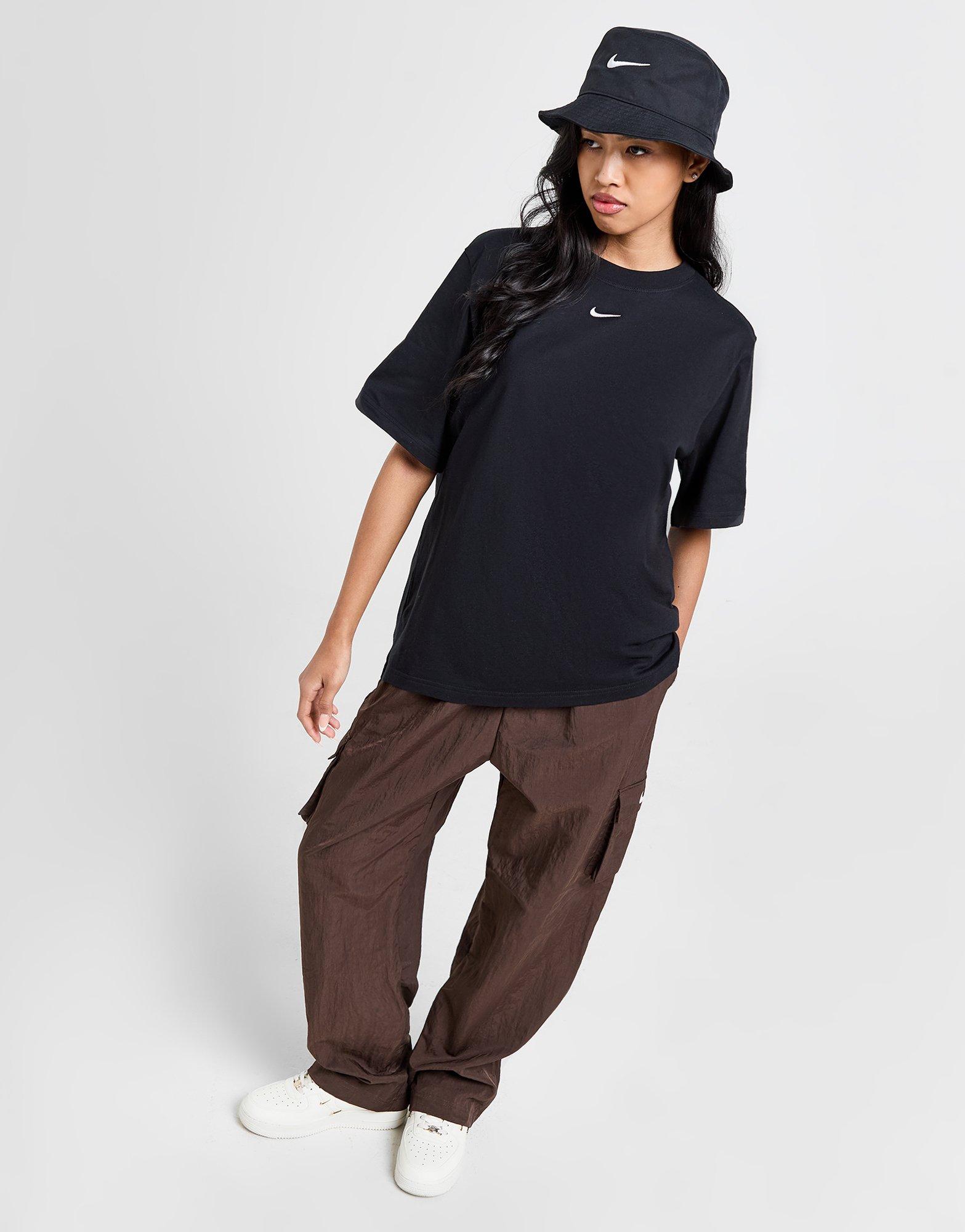 Black Nike Essential Boyfriend TShirt JD Sports UK