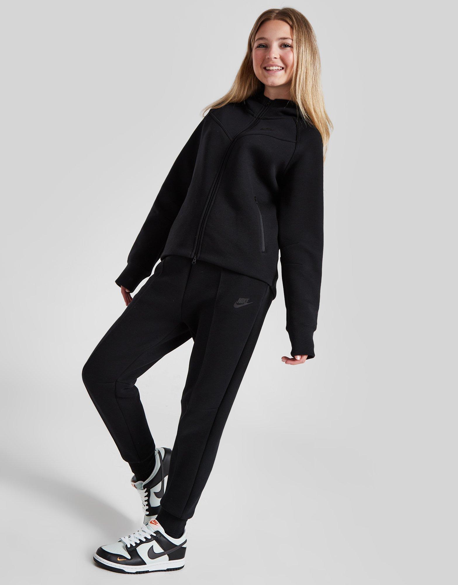 Black Nike Girls' Tech Fleece Joggers Junior JD Sports UK