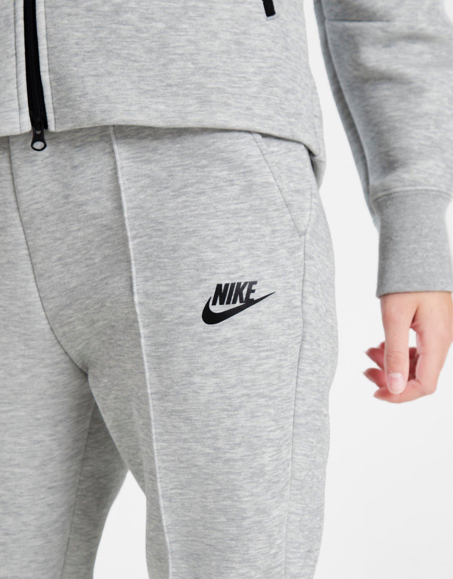 Grey Nike Girls' Tech Fleece Joggers Junior JD Sports UK