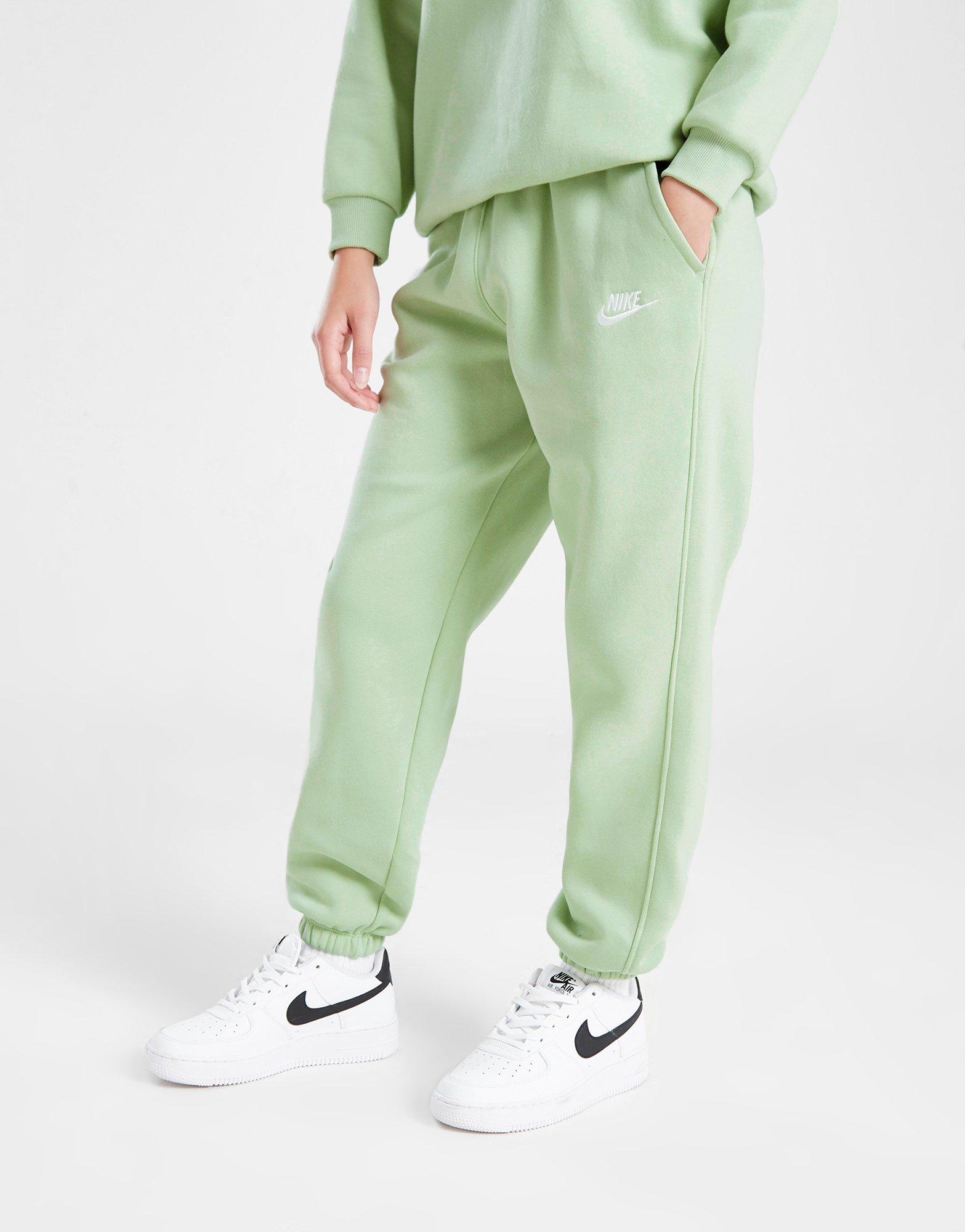 White Nike Girls' Club Fleece Joggers Junior JD Sports UK