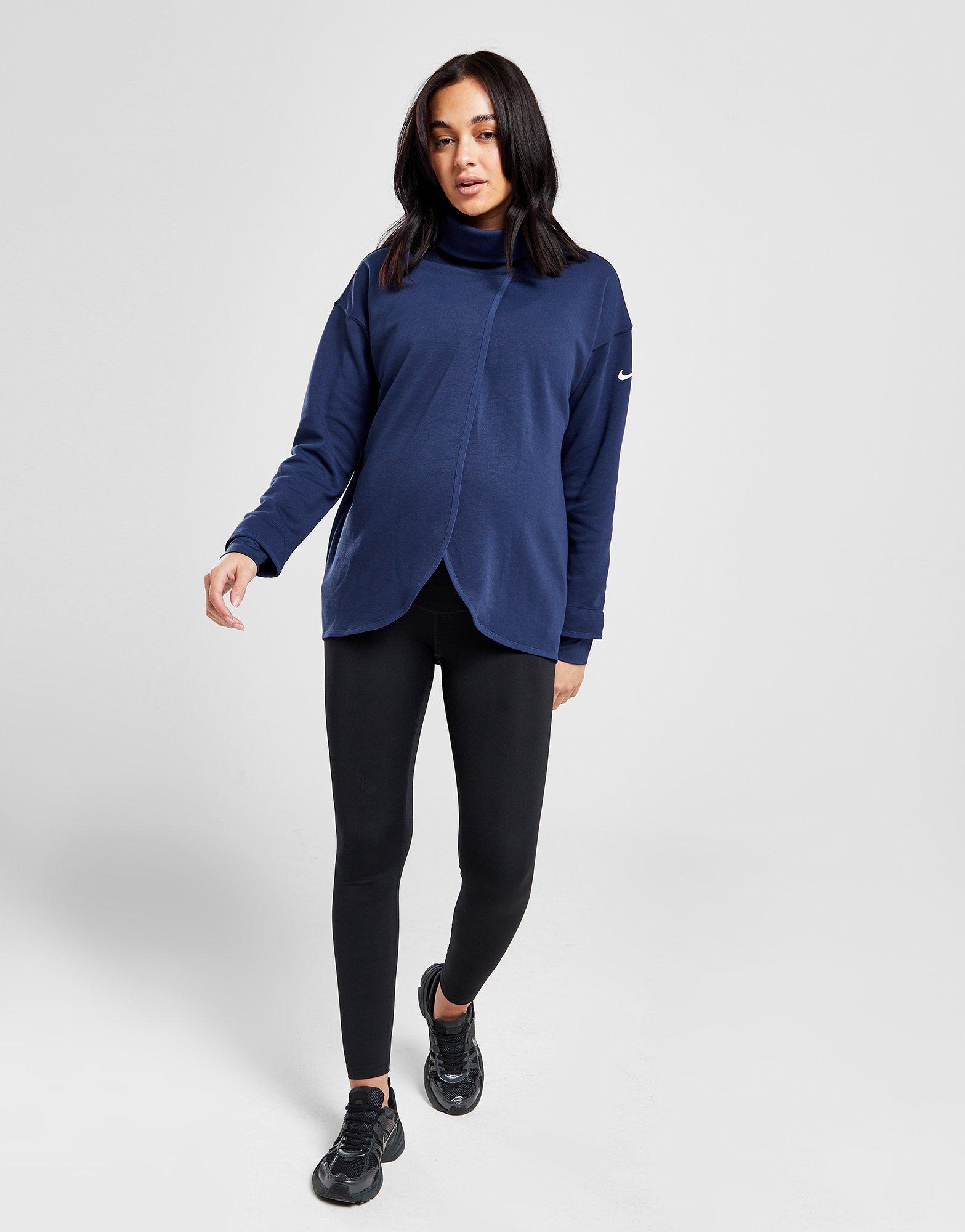 Blue Nike Maternity DriFIT Reversible Pullover JD Sports UK