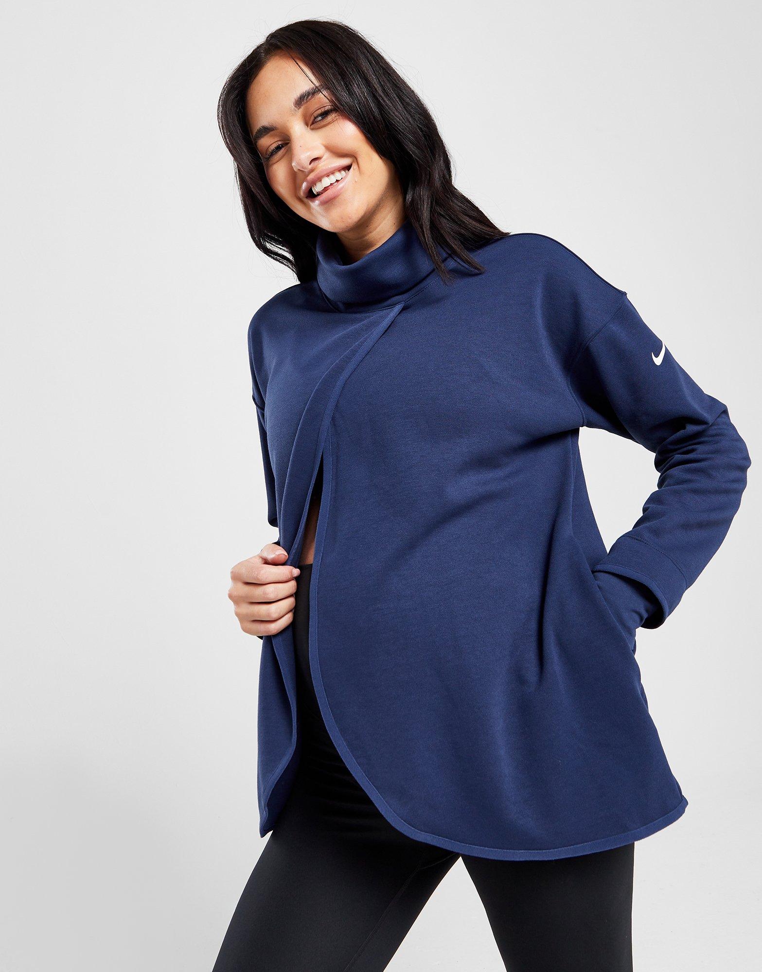 Blue Nike Maternity DriFIT Reversible Pullover JD Sports UK
