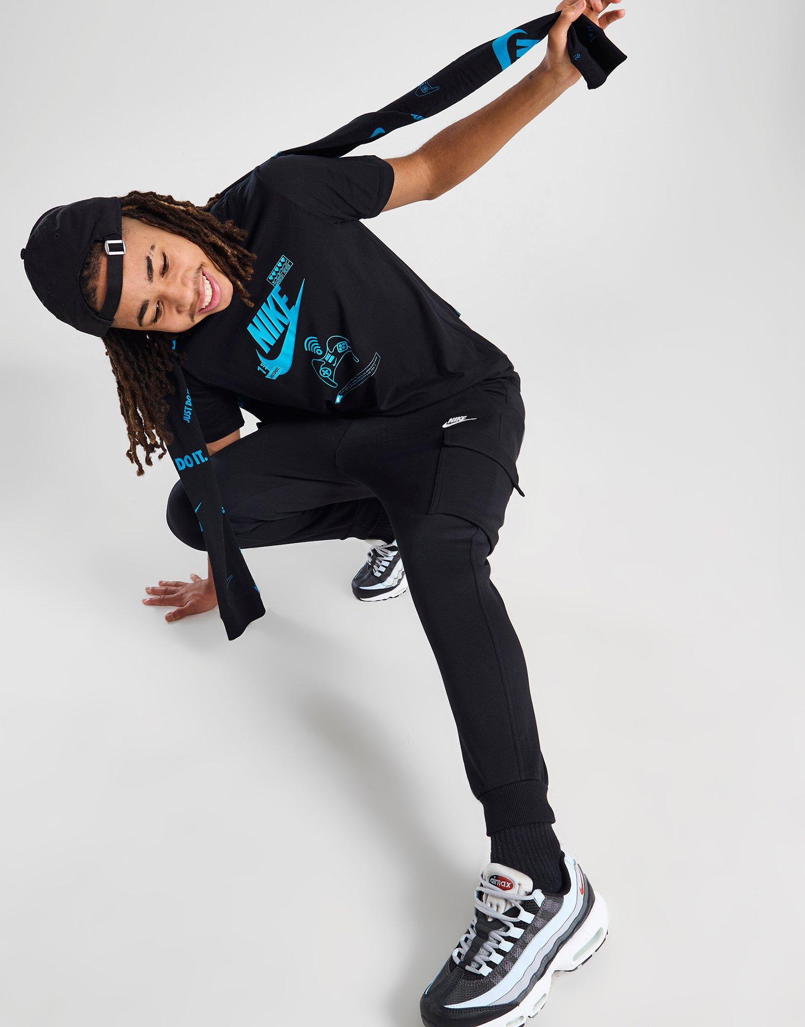 Black Nike Club Cargo Joggers Junior JD Sports UK