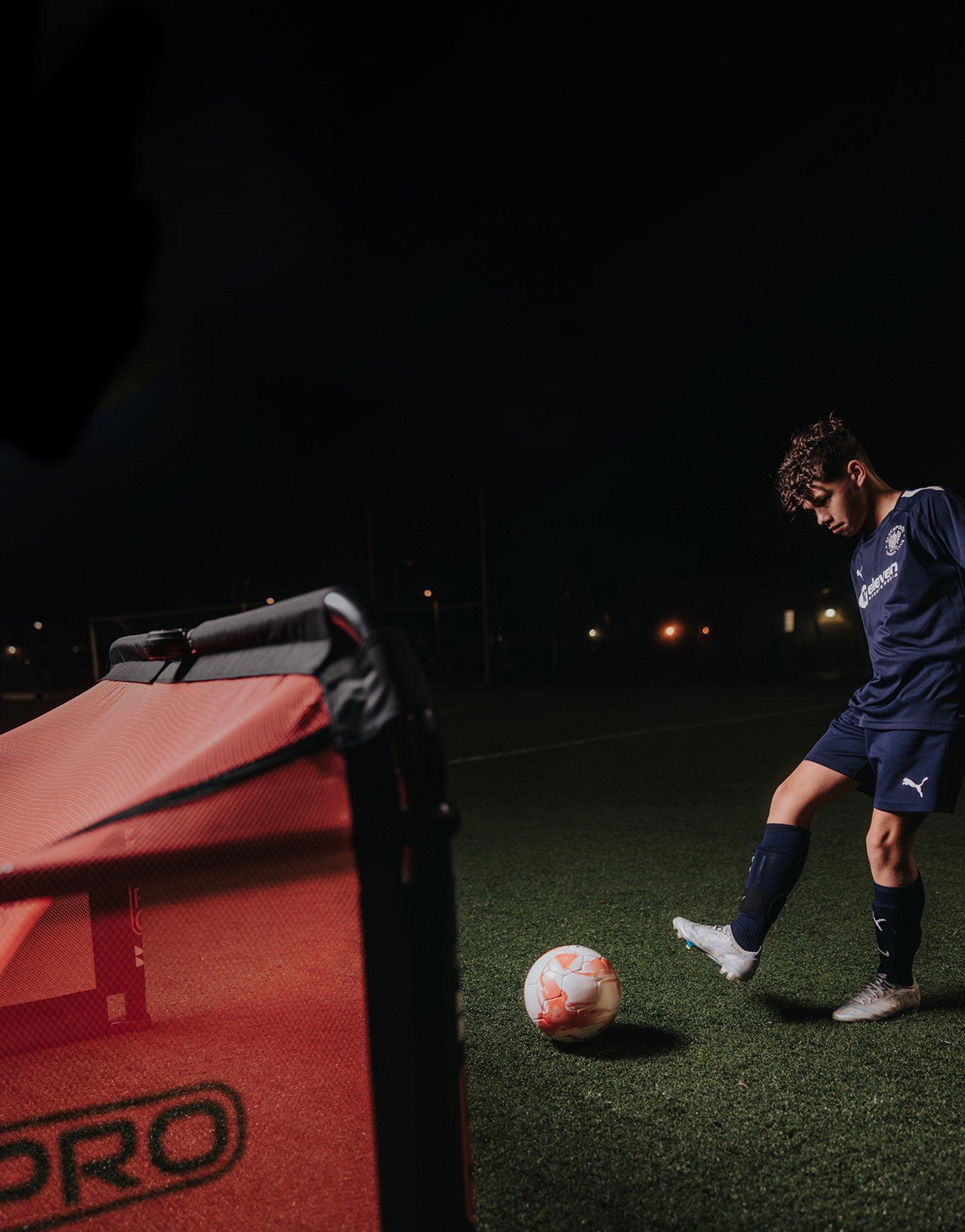 Black Football Flick PRO Aluminium Goal JD Sports UK