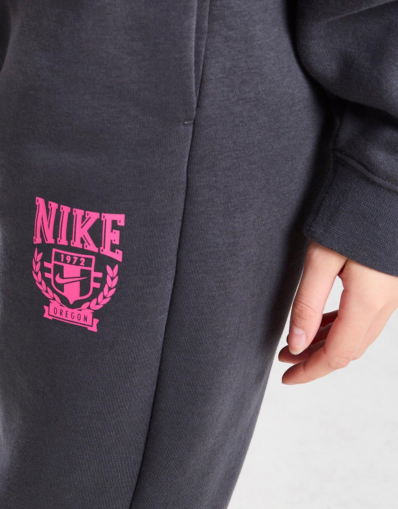 Grey Nike Girls' Trend Fleece Joggers Junior JD Sports UK