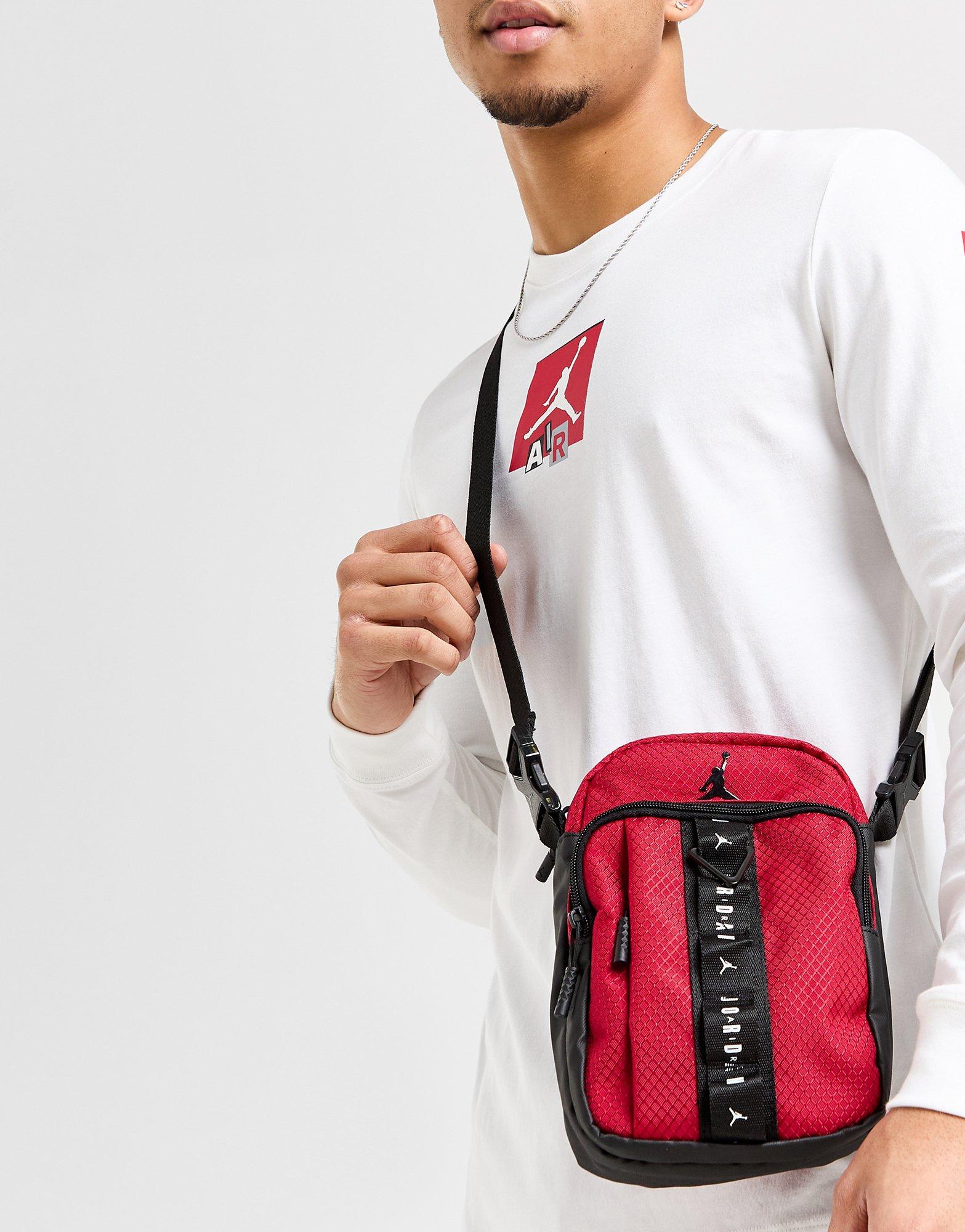 Red Jordan Hover Crossbody Bag JD Sports