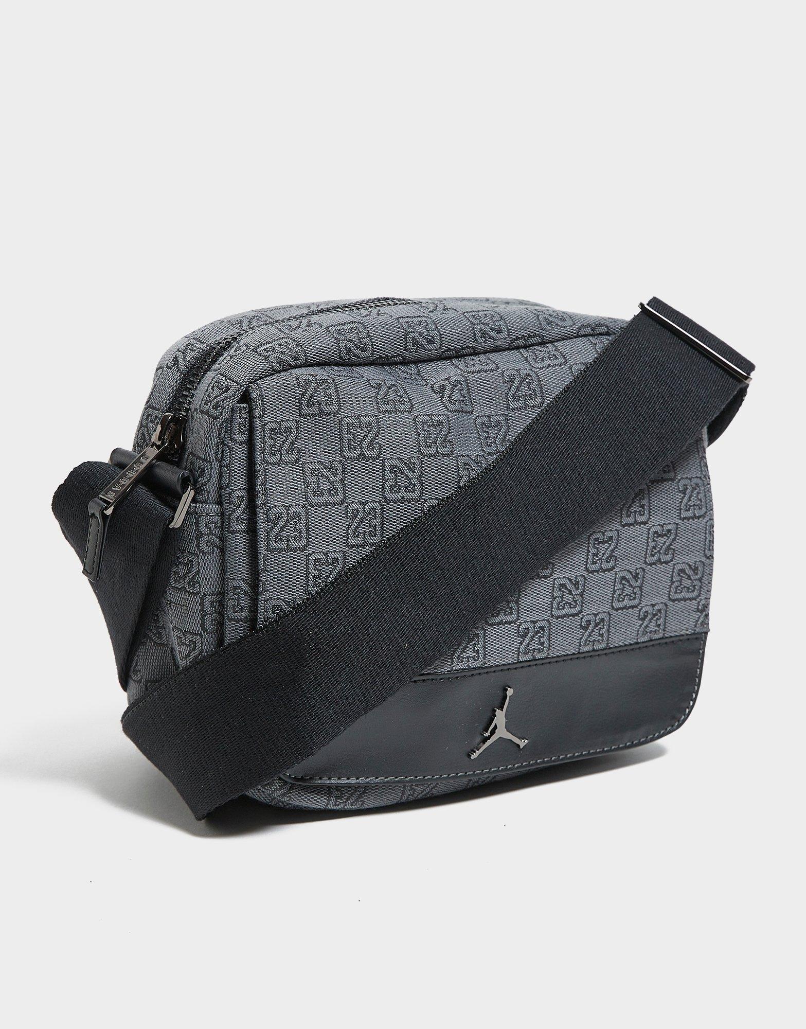 Grey Jordan Monogram Messenger Bag JD Sports UK