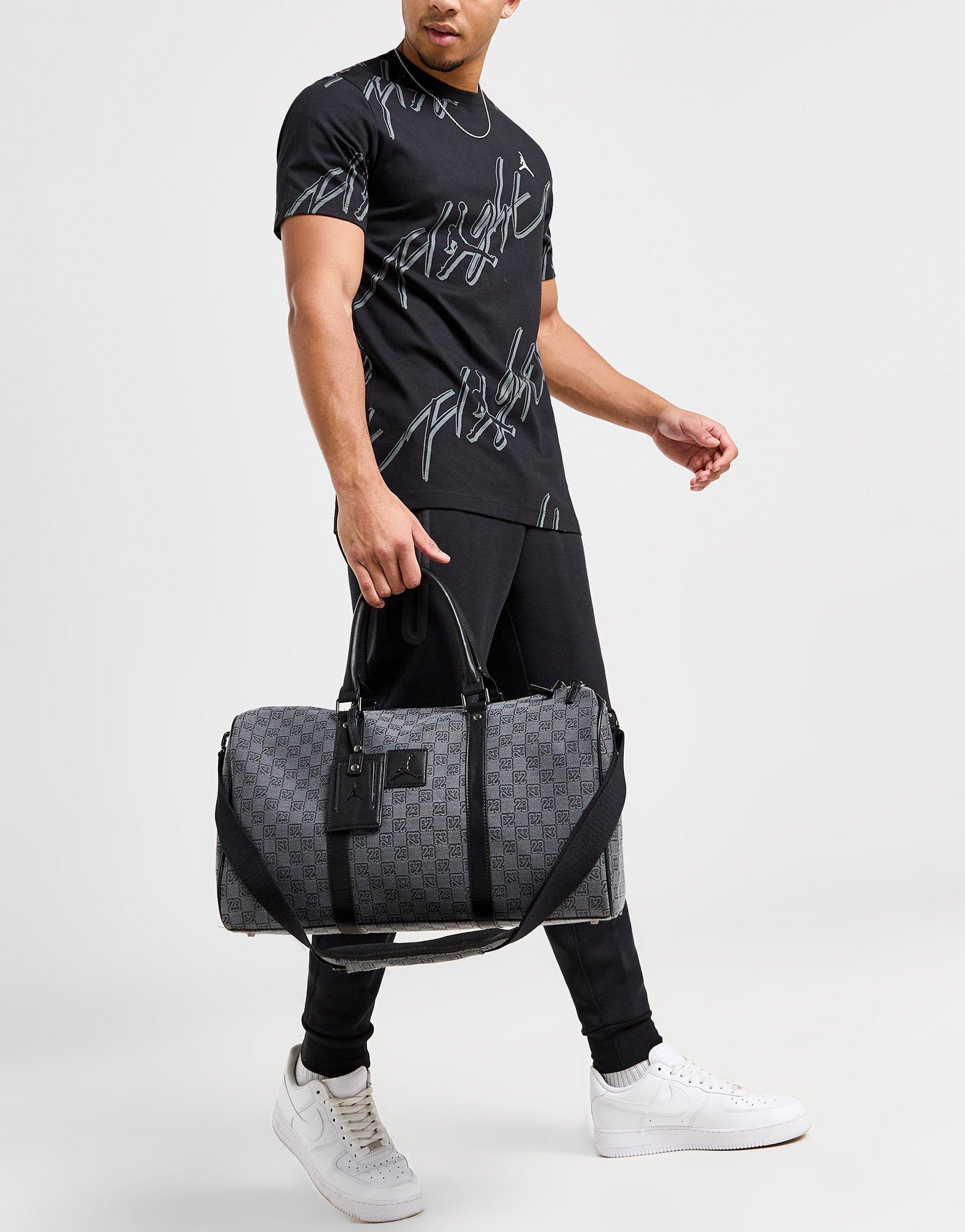 Black Jordan Monogram Duffle Bag JD Sports