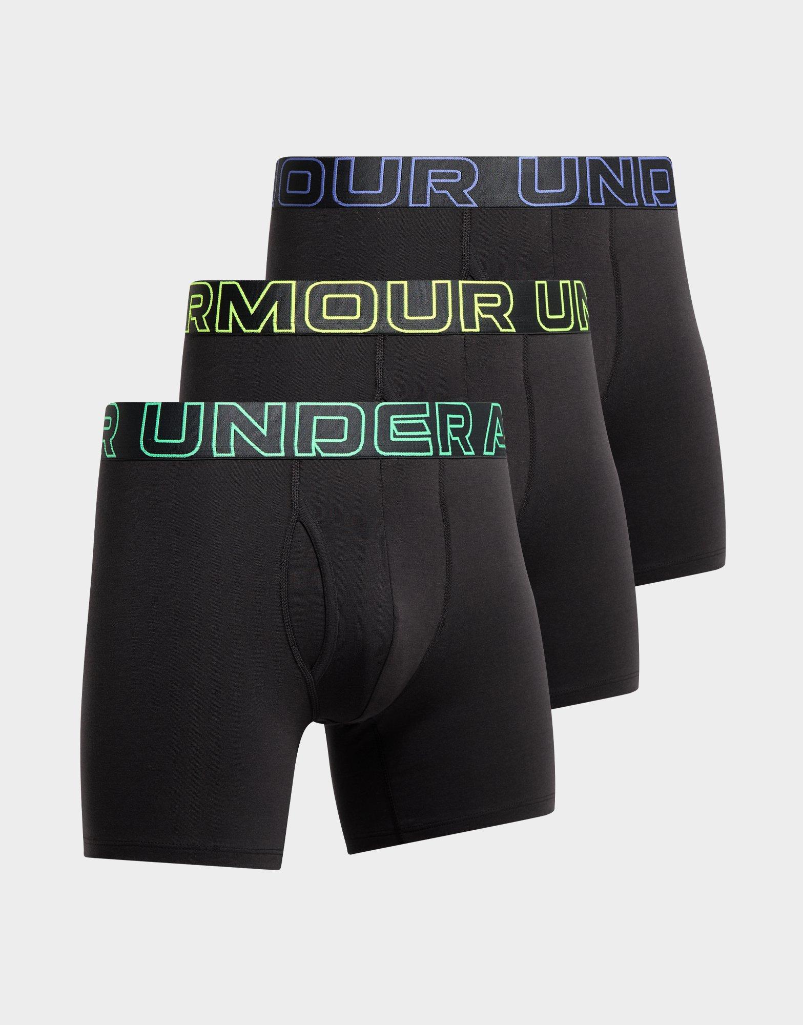 Black Under Armour 3Pack Boxers JD Sports UK