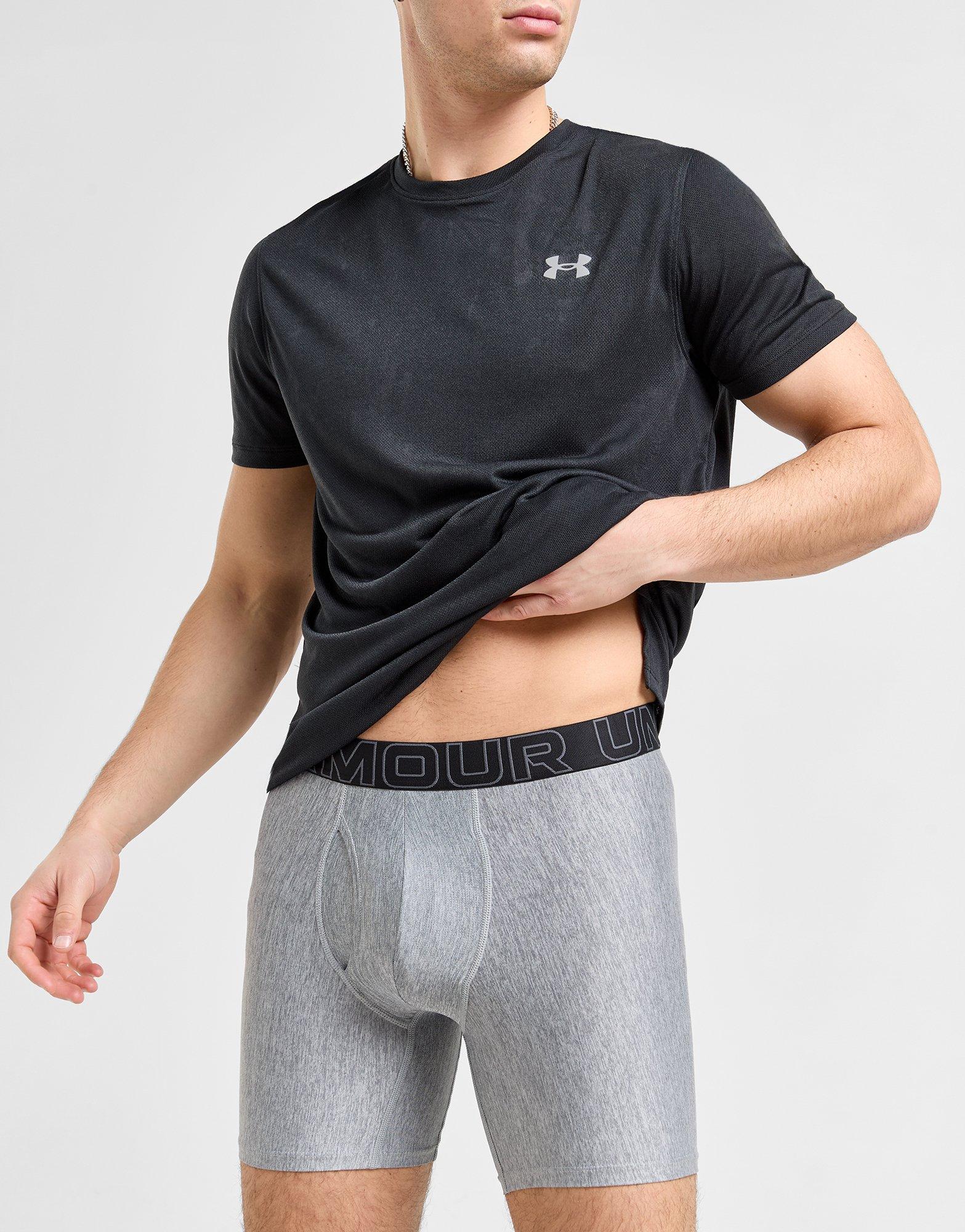 Grey Under Armour 3Pack Boxers JD Sports UK