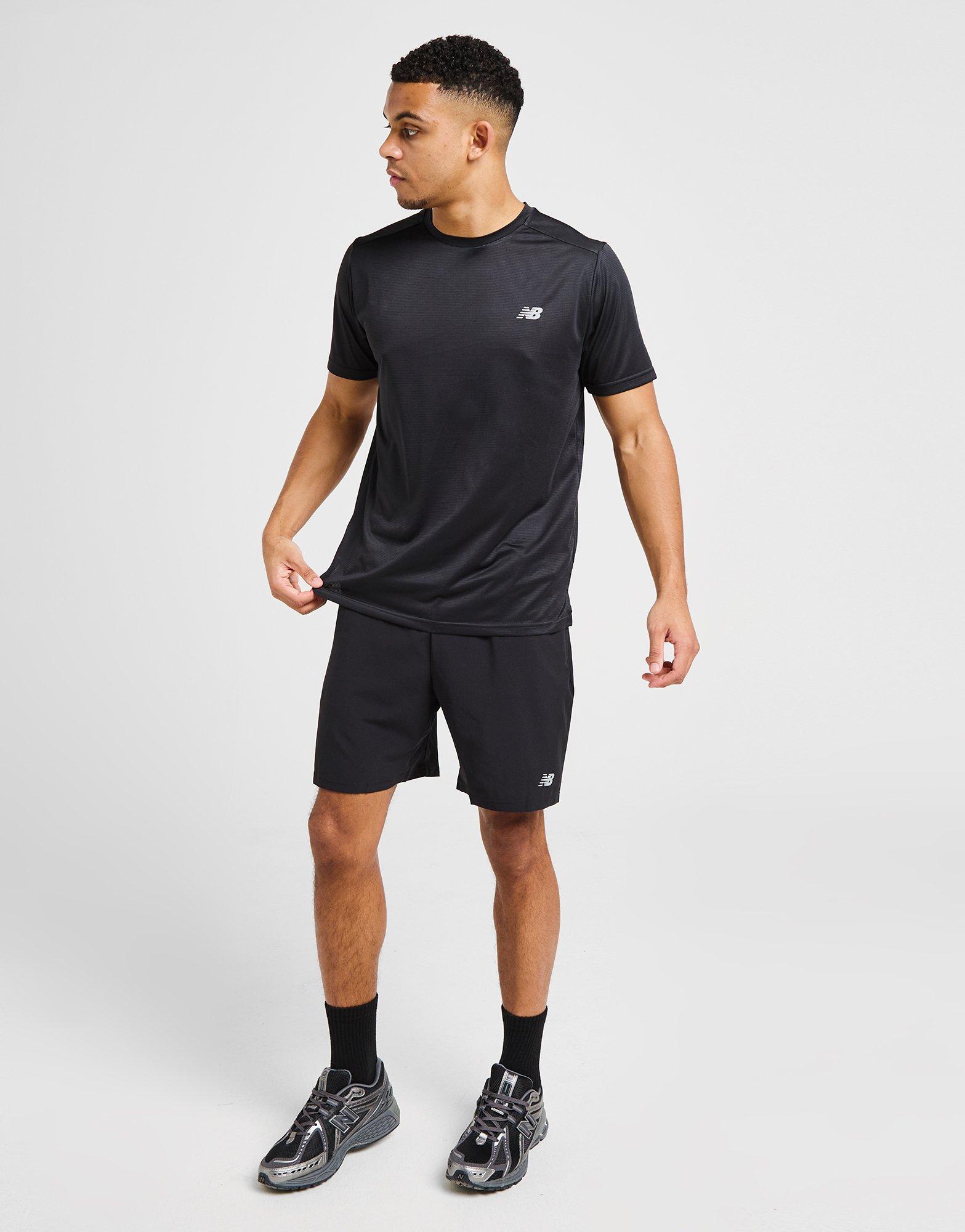 Black New Balance Essential Running Shorts JD Sports UK