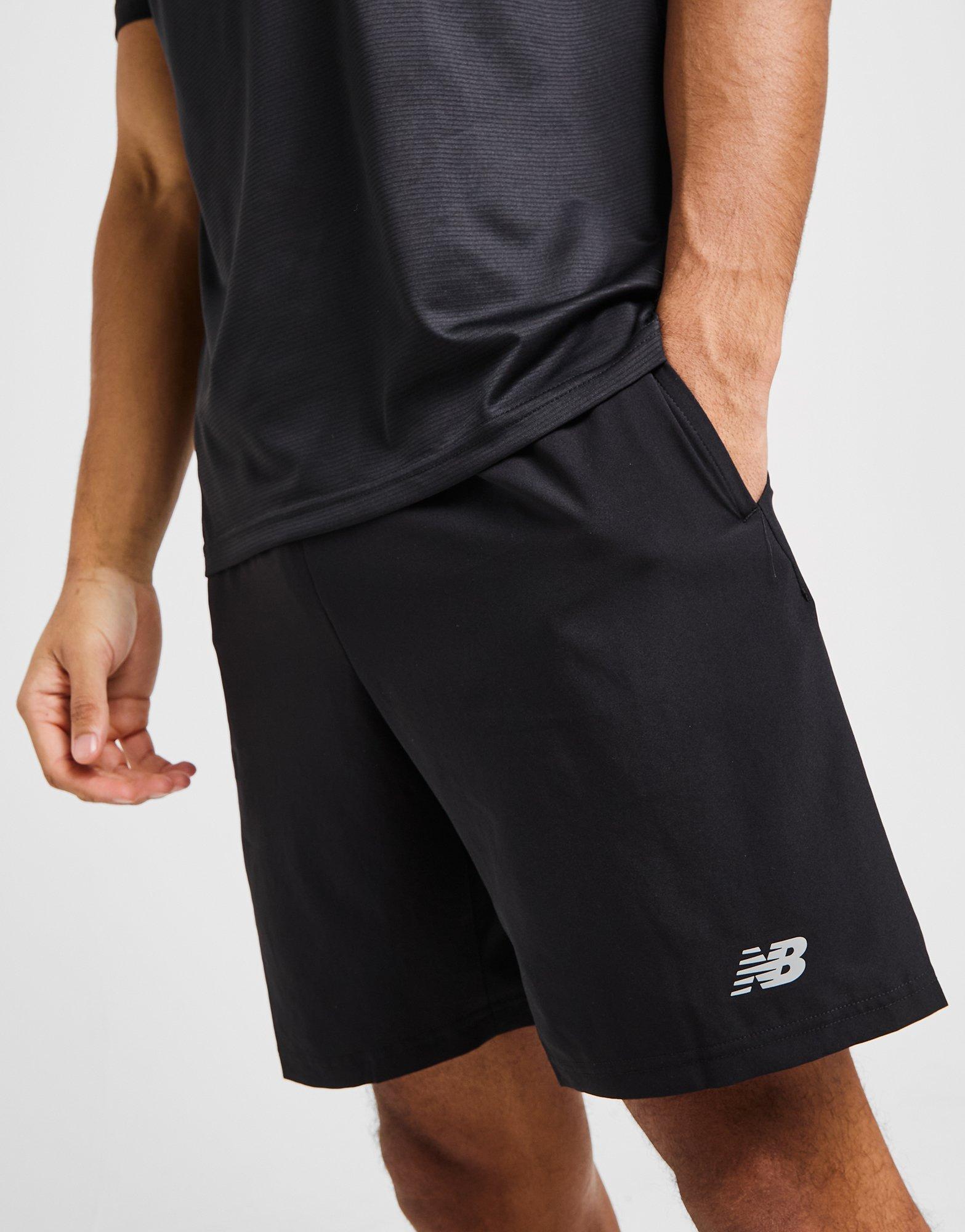 Black New Balance Essential Running Shorts JD Sports UK