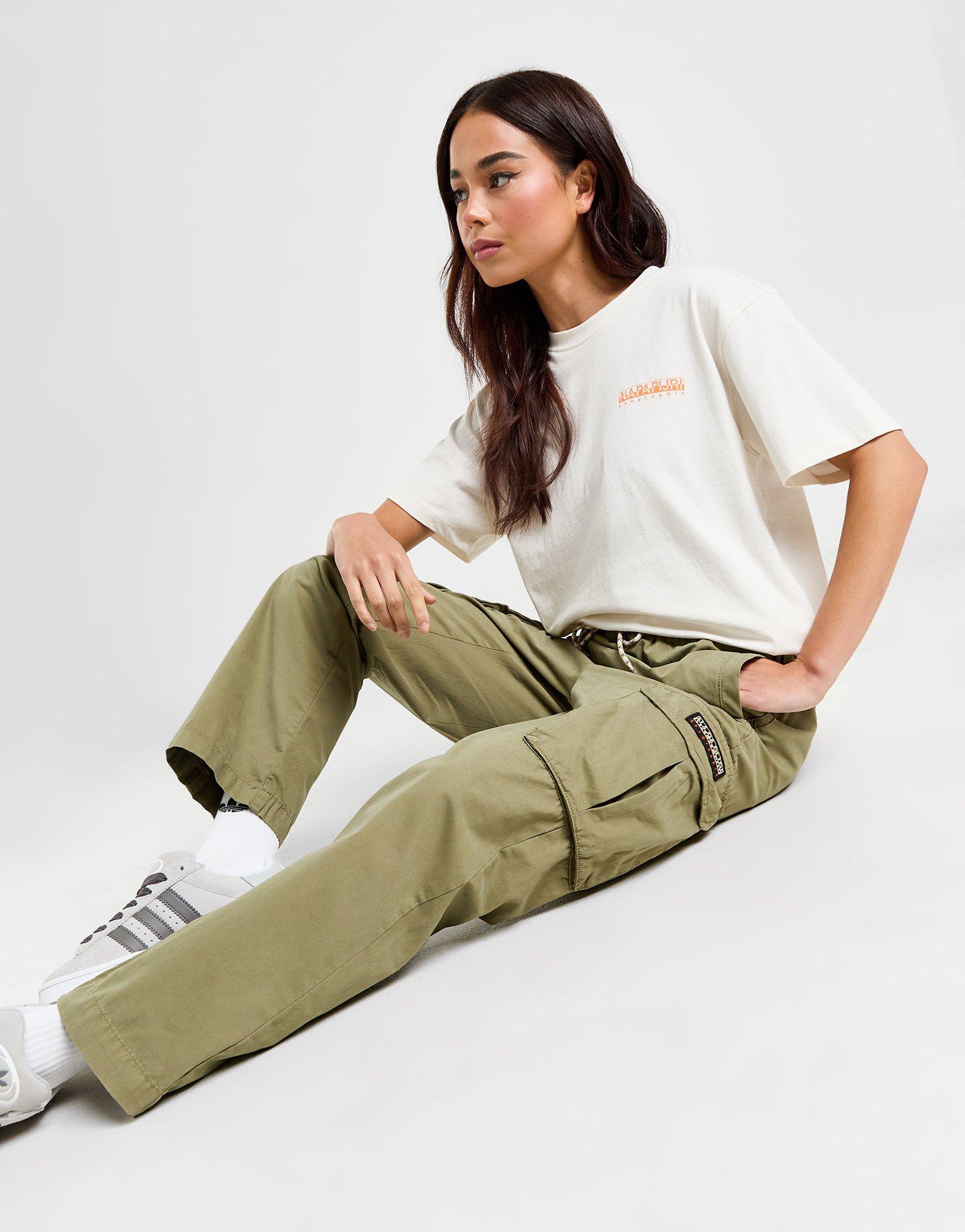 Green Napapijri Kay Cargo Track Pants JD Sports Global