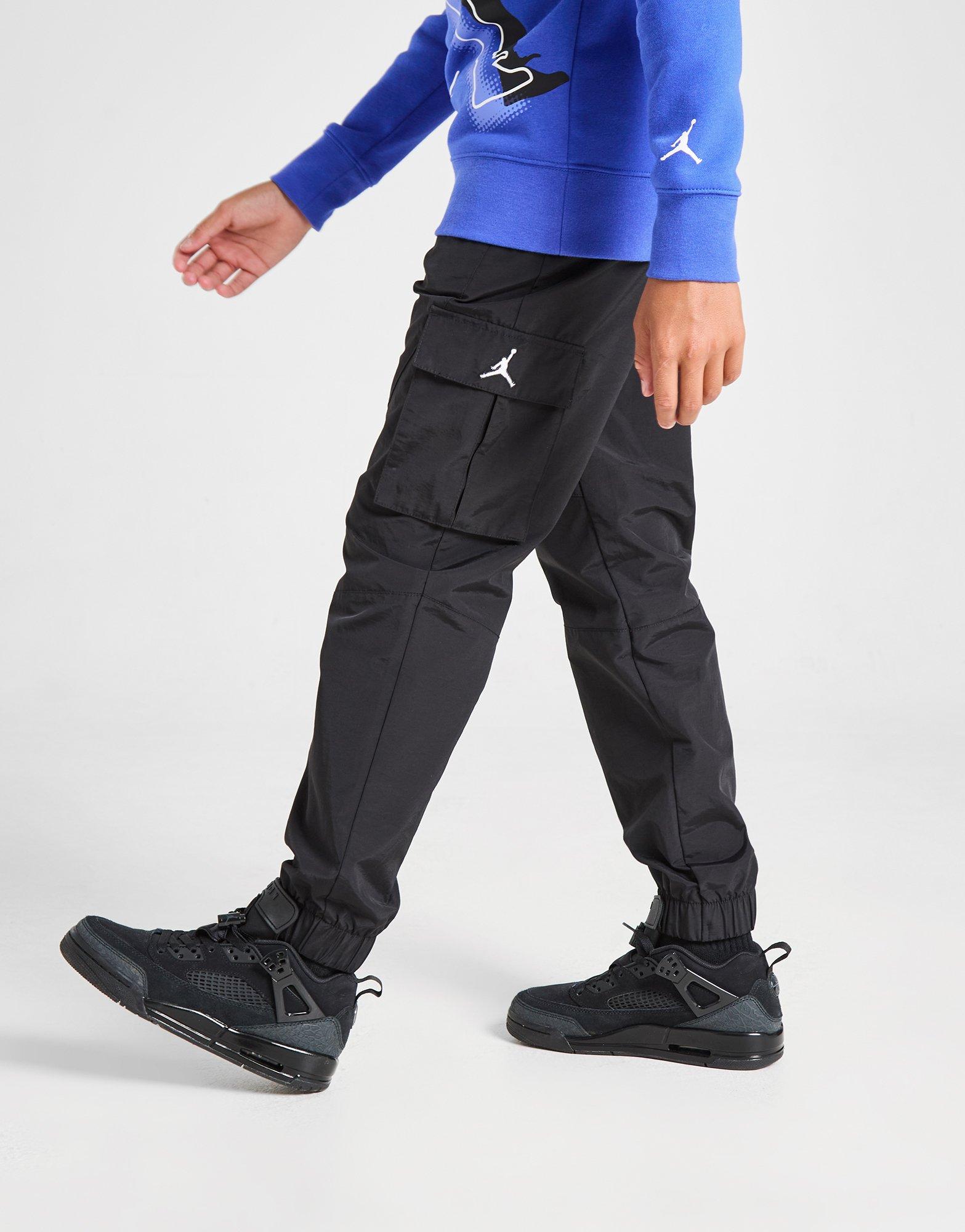 Black Jordan Jumpman Woven Cargo Track Pants Junior JD Sports UK