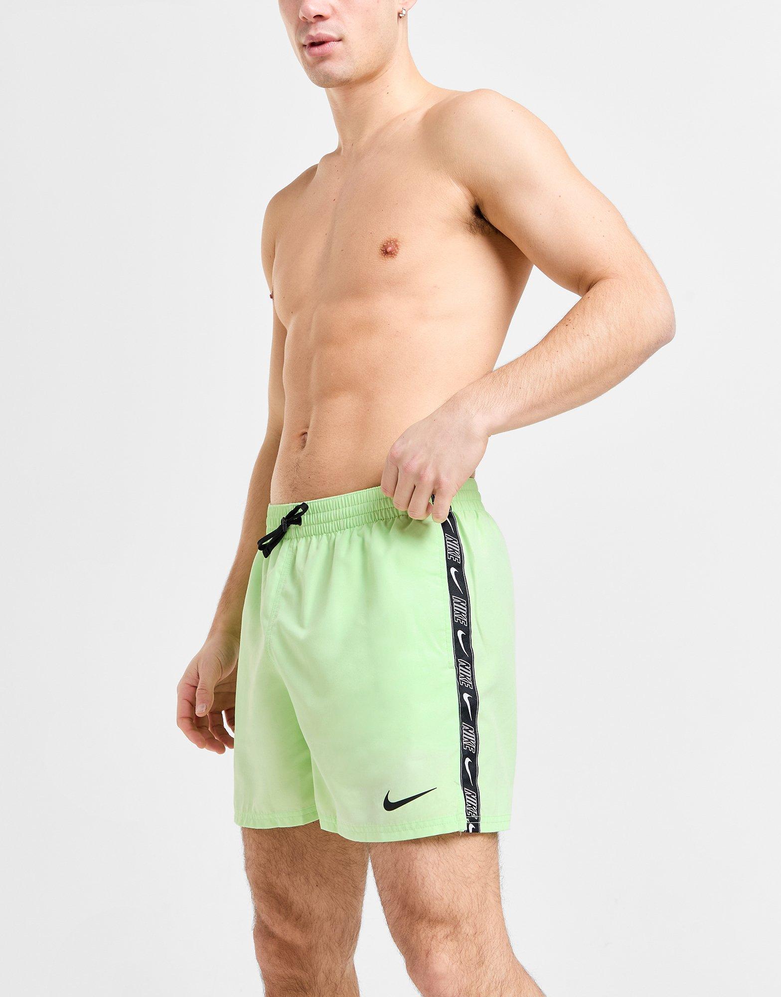 Green Nike Tape Swim Shorts JD Sports UK