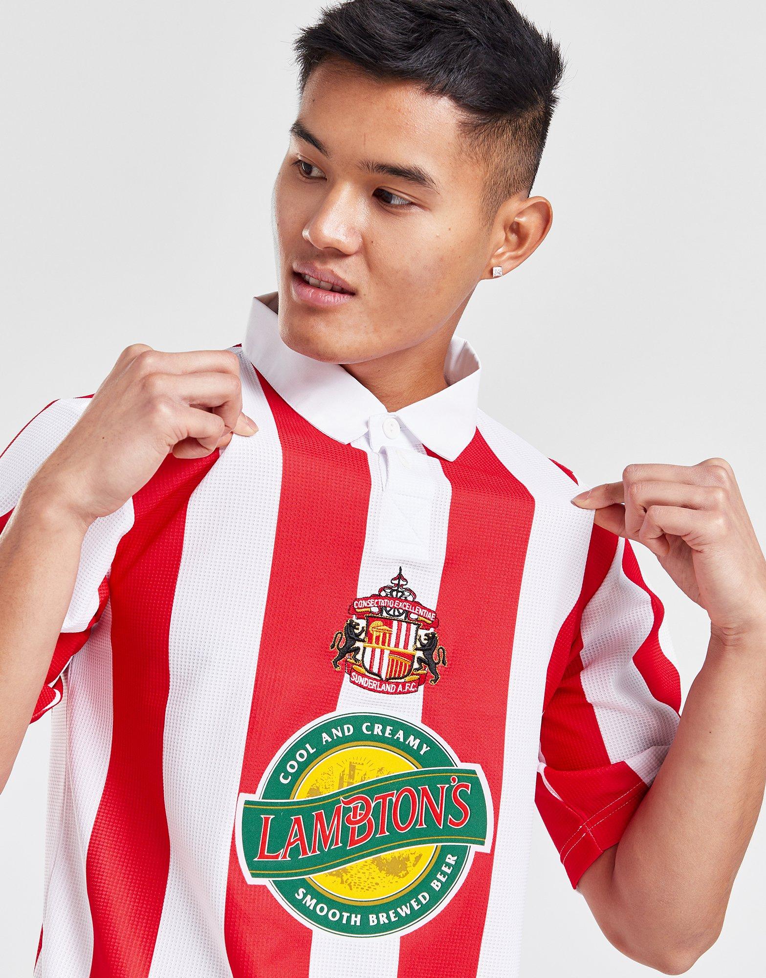 Red Score Draw Sunderland AFC '99 Retro Home Shirt JD Sports