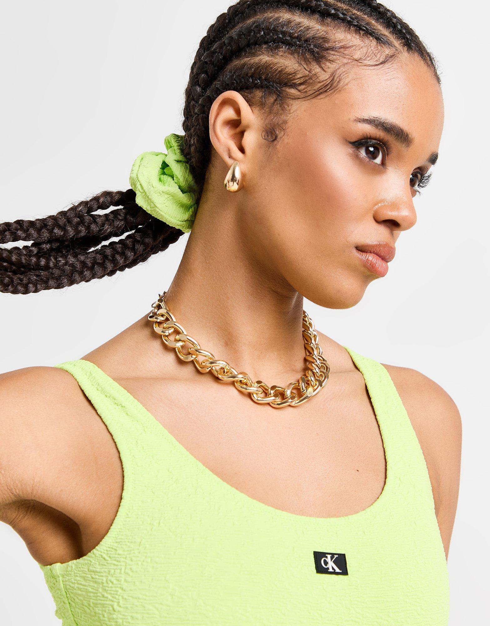 Green Calvin Klein Swim Cut Out Swimsuit JD Sports UK