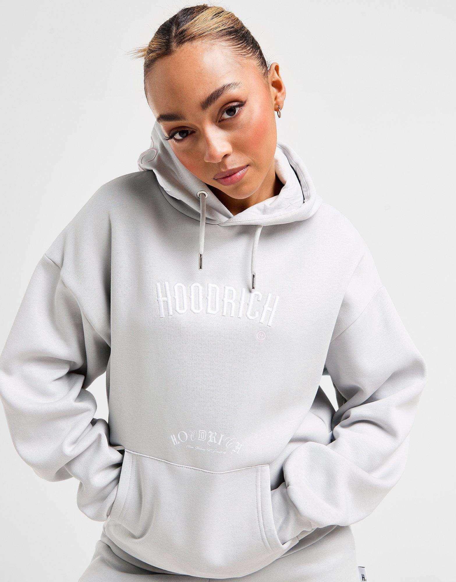 Hoodrich Calor Boyfriend Hoodie in Grigio JD Sports
