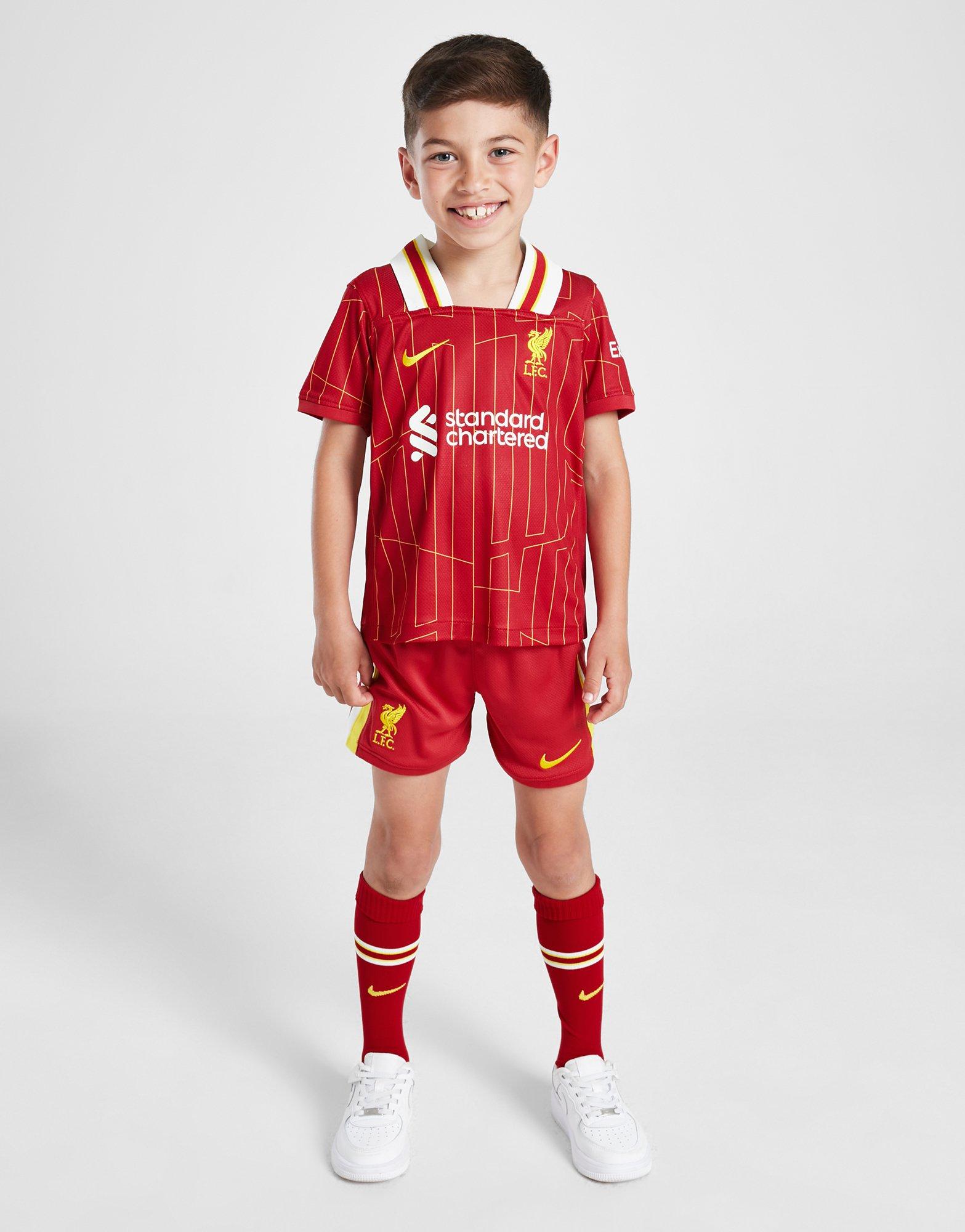 Red Nike Liverpool FC 2024/25 Home Kit Children JD Sports Global