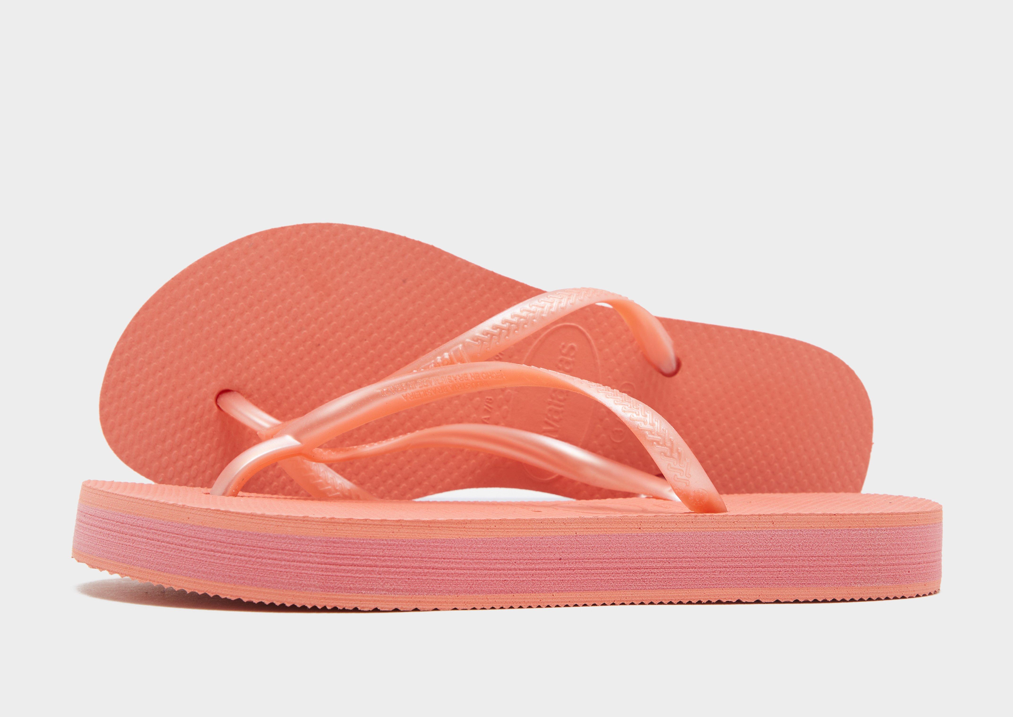 Pink Havaianas Slim Platform Flip Flops Women's JD Sports UK