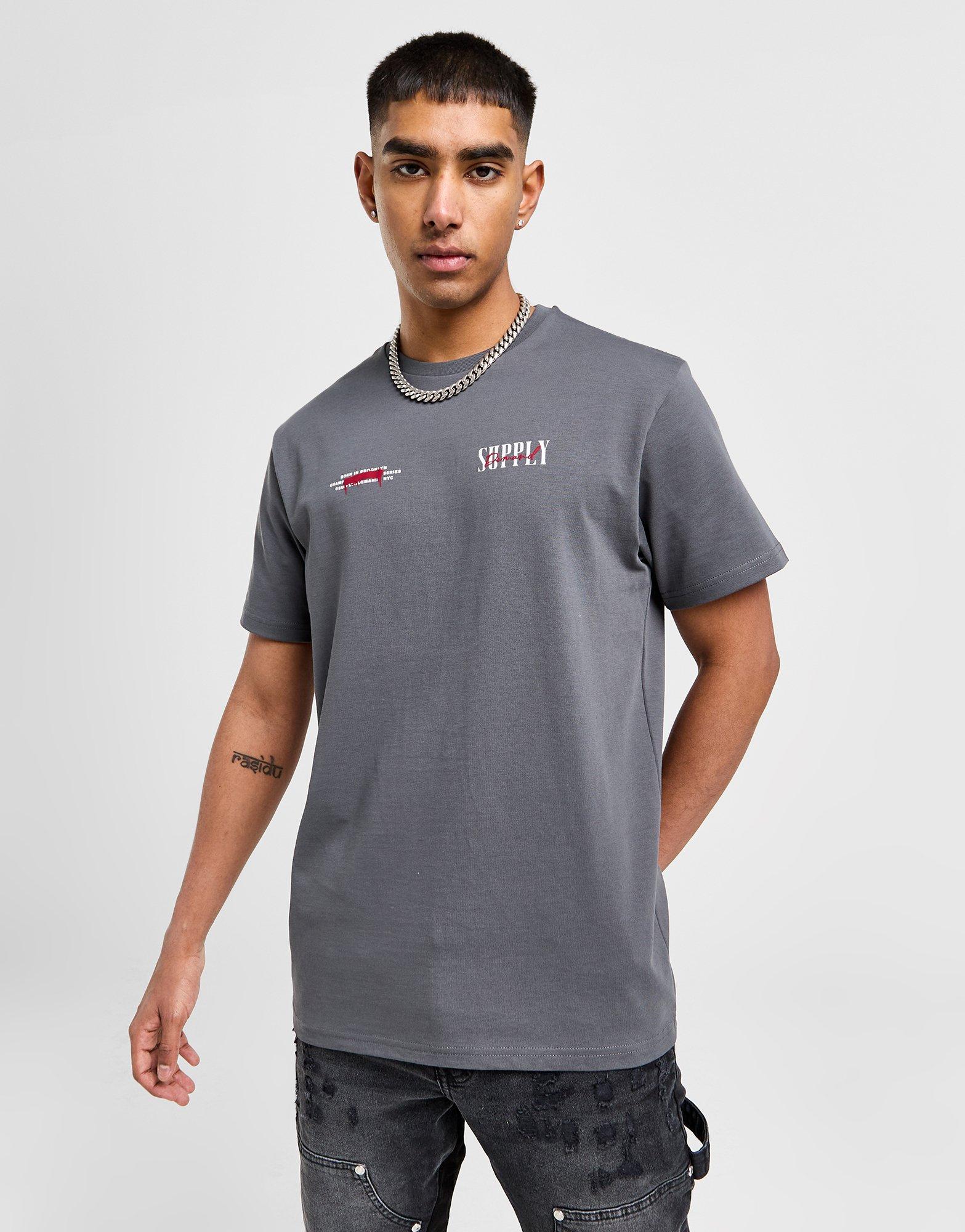 Supply & Demand Fusa TShirt in Grigio JD Sports