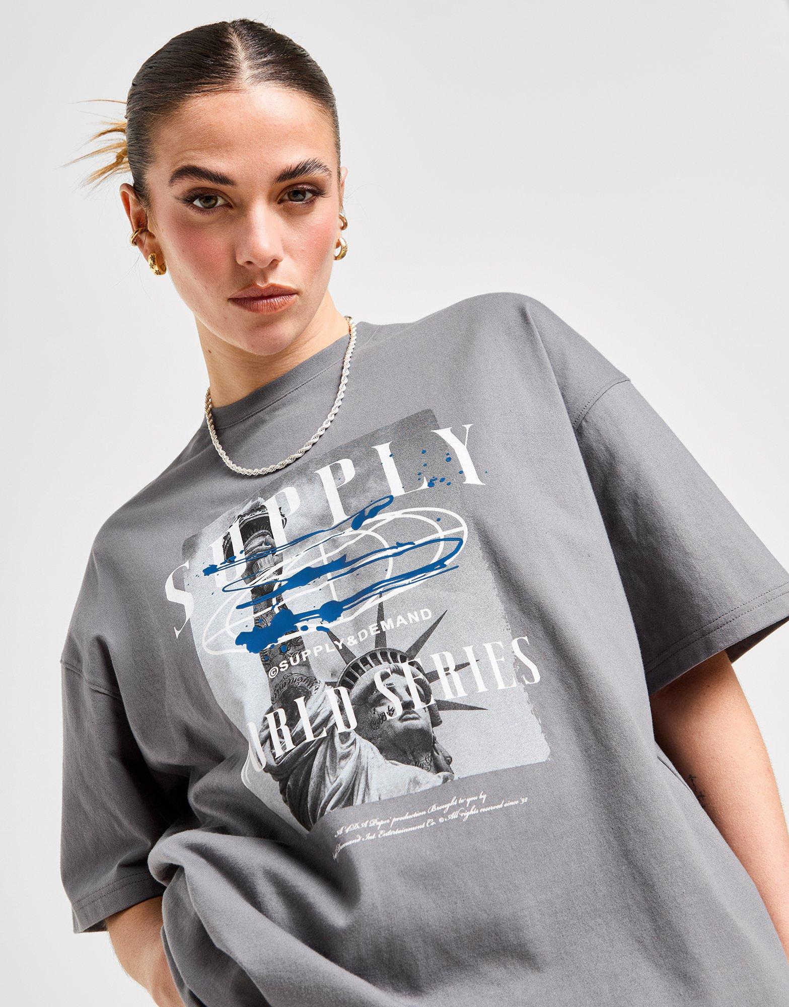 Grey Supply & Demand Clan TShirt JD Sports UK